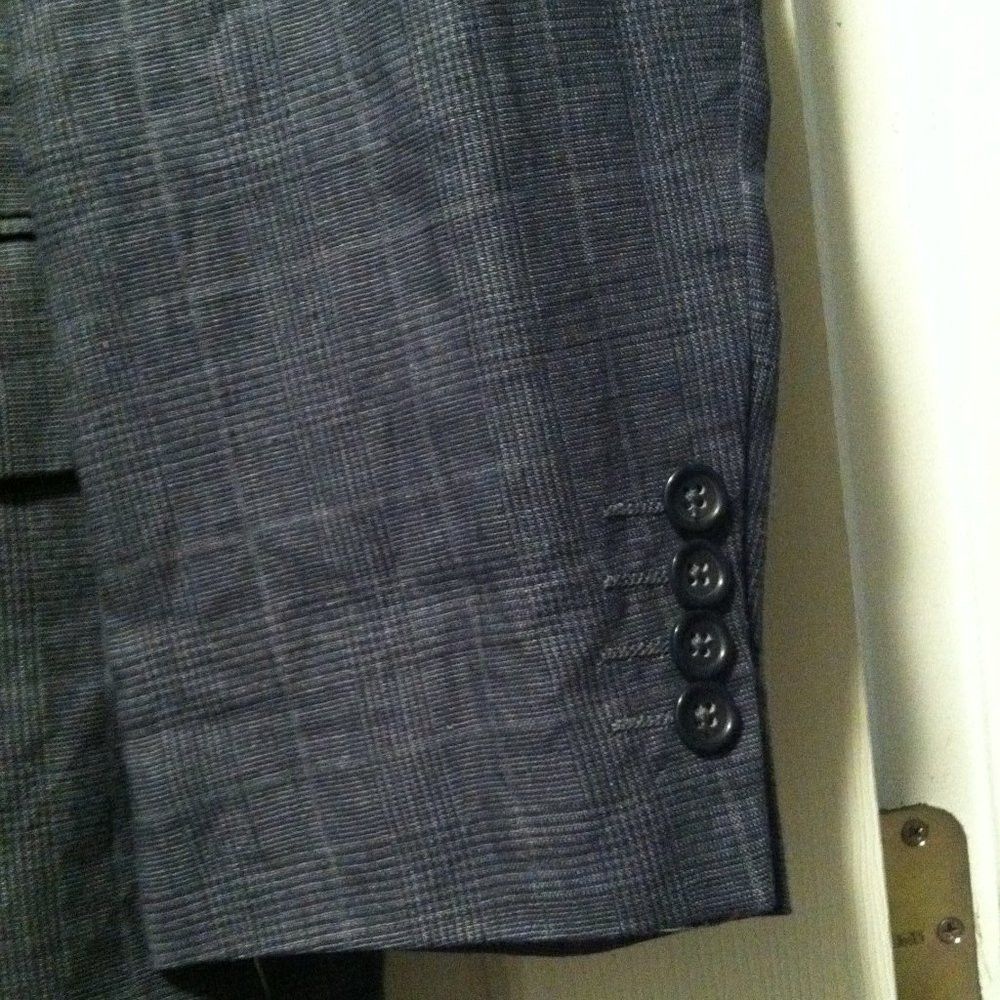 Tasso Elba TASSO ELBA MENS NEW BLUE 100%LINEN SPORT COAT BLAZER XL Size US XL / EU 56 / 4 - 6 Thumbnail