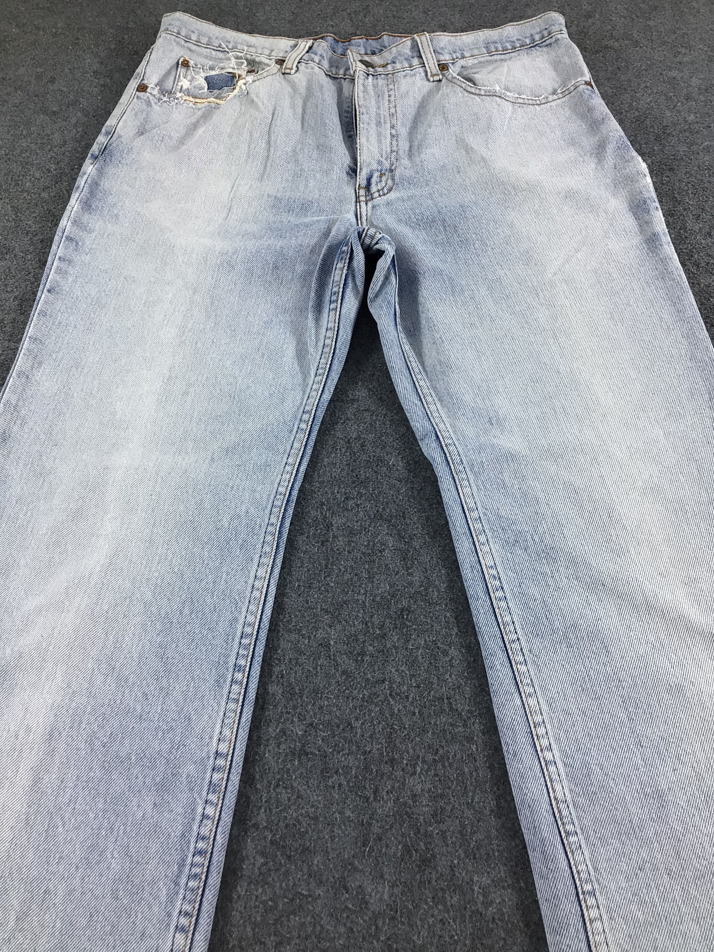 Levi's × Vintage Vintage 90s Levis 502 Jeans-JM345 Size US 35 - 3 Thumbnail