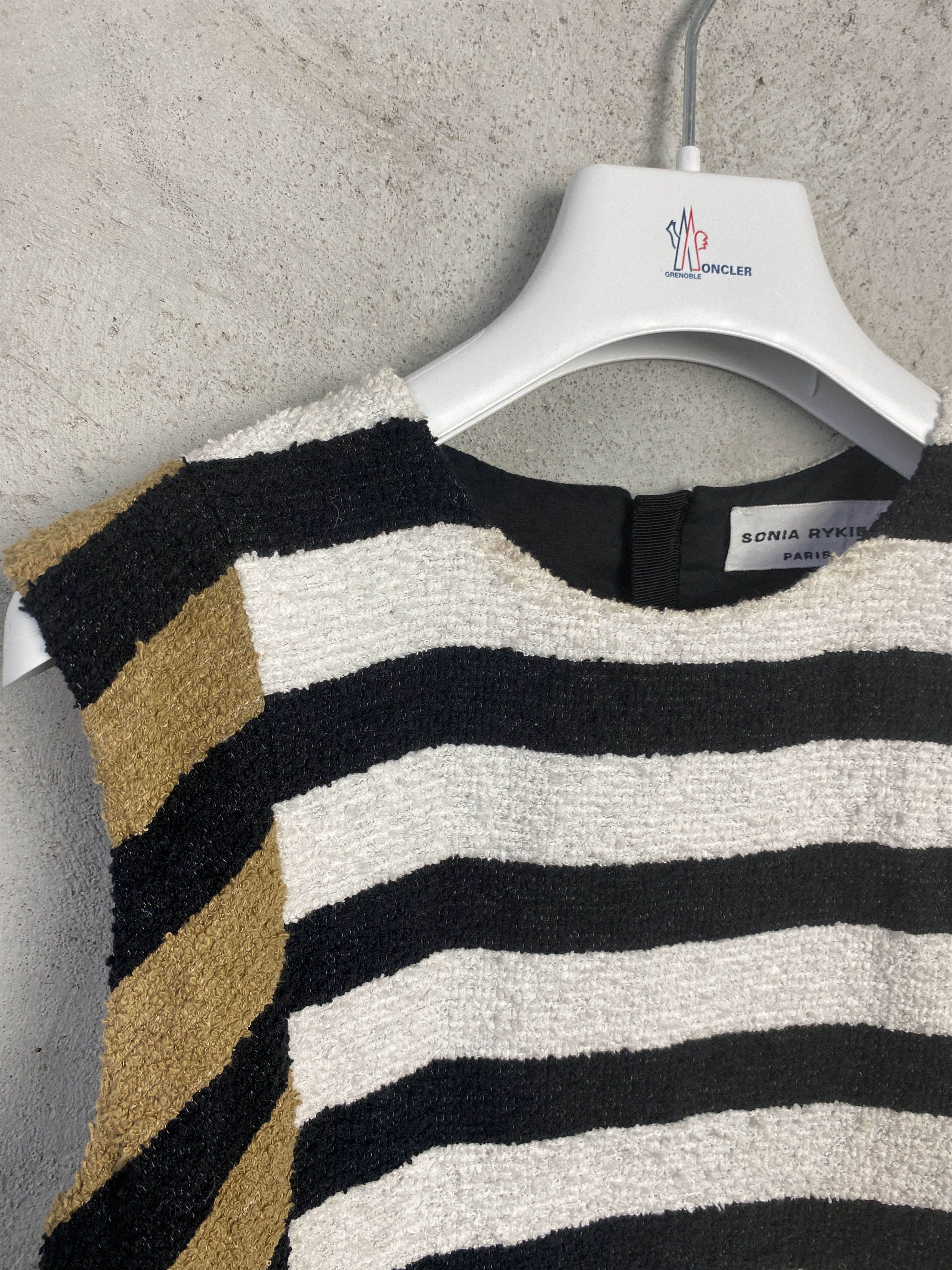 Sonia Rykiel Sonia Rykiel striped cotton mini dress casual formal Size S / US 4 / IT 40 - 3 Thumbnail