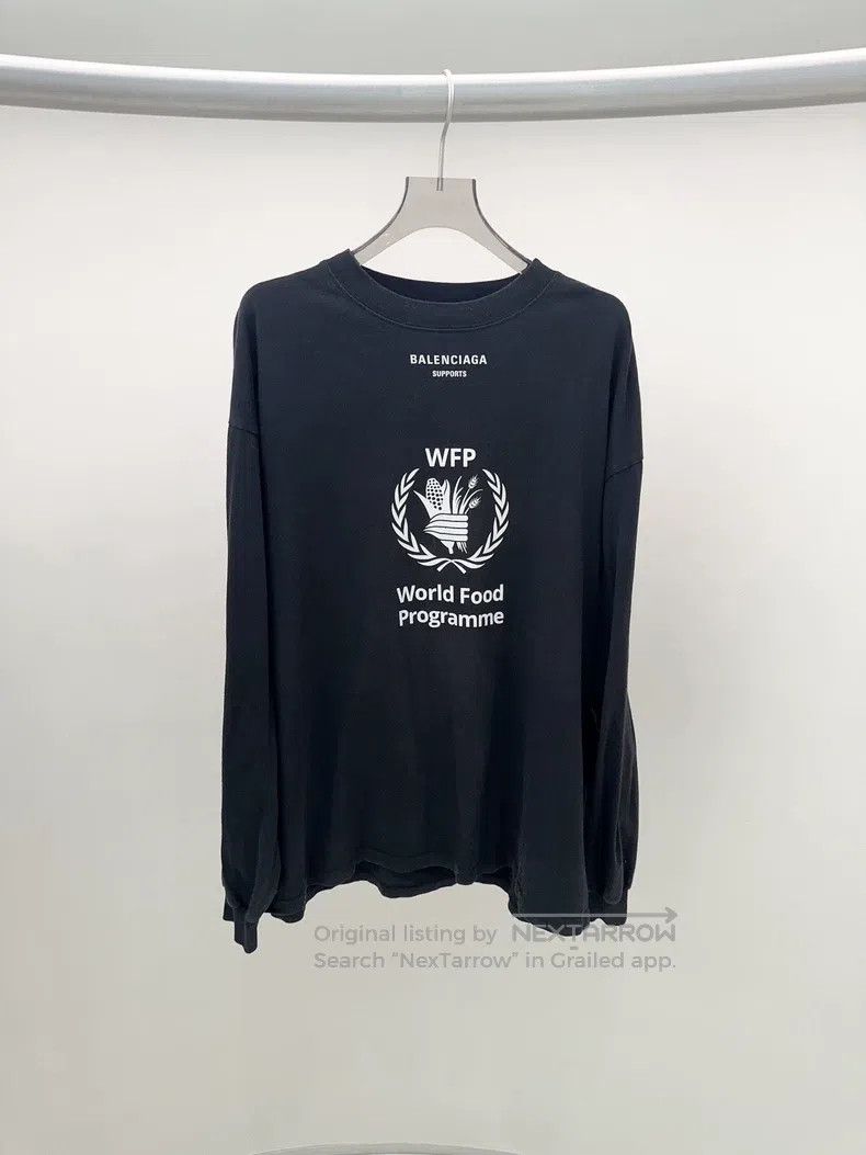 Balenciaga Balenciaga Black Wheat T-Shirt Size US S / EU 44-46 / 1 - 1 Thumbnail