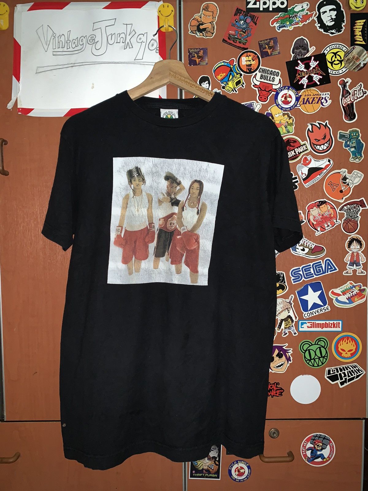 Vintage Vintage Cross Colours X TLC BAND T-shirt Size US M / EU 48-50 / 2 - 1 Thumbnail