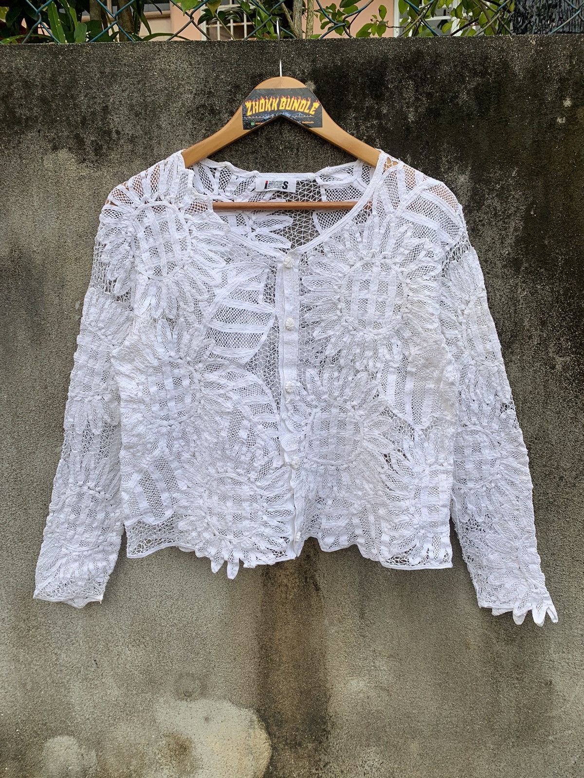Issey Miyake Vintage I.S Issey Miyaki Floral Knit Size M / US 6-8 / IT 42-44 - 1 Thumbnail
