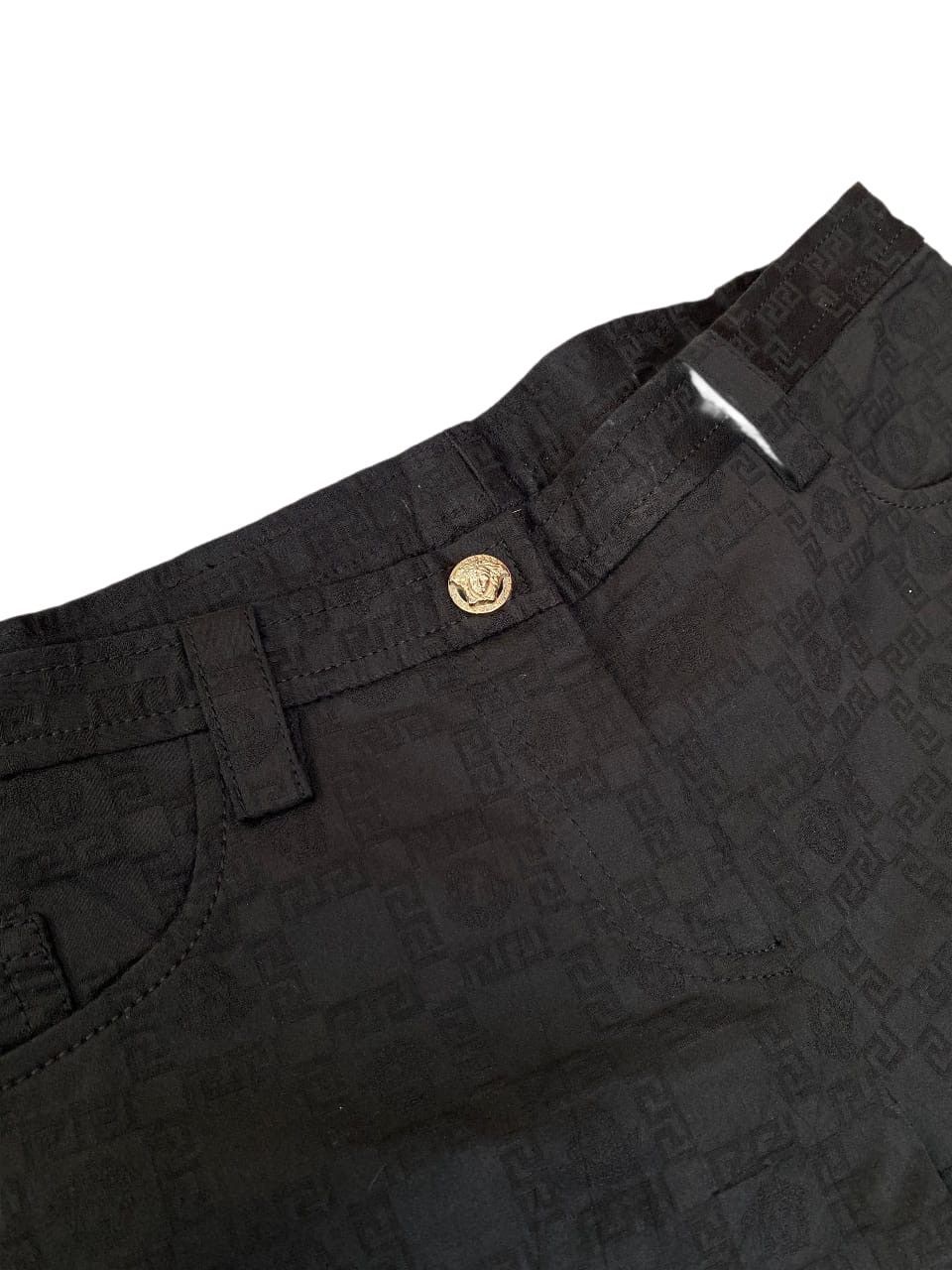 Versace Versace Monogram Flare pants Size 27" / US 4 / IT 40 - 4 Thumbnail