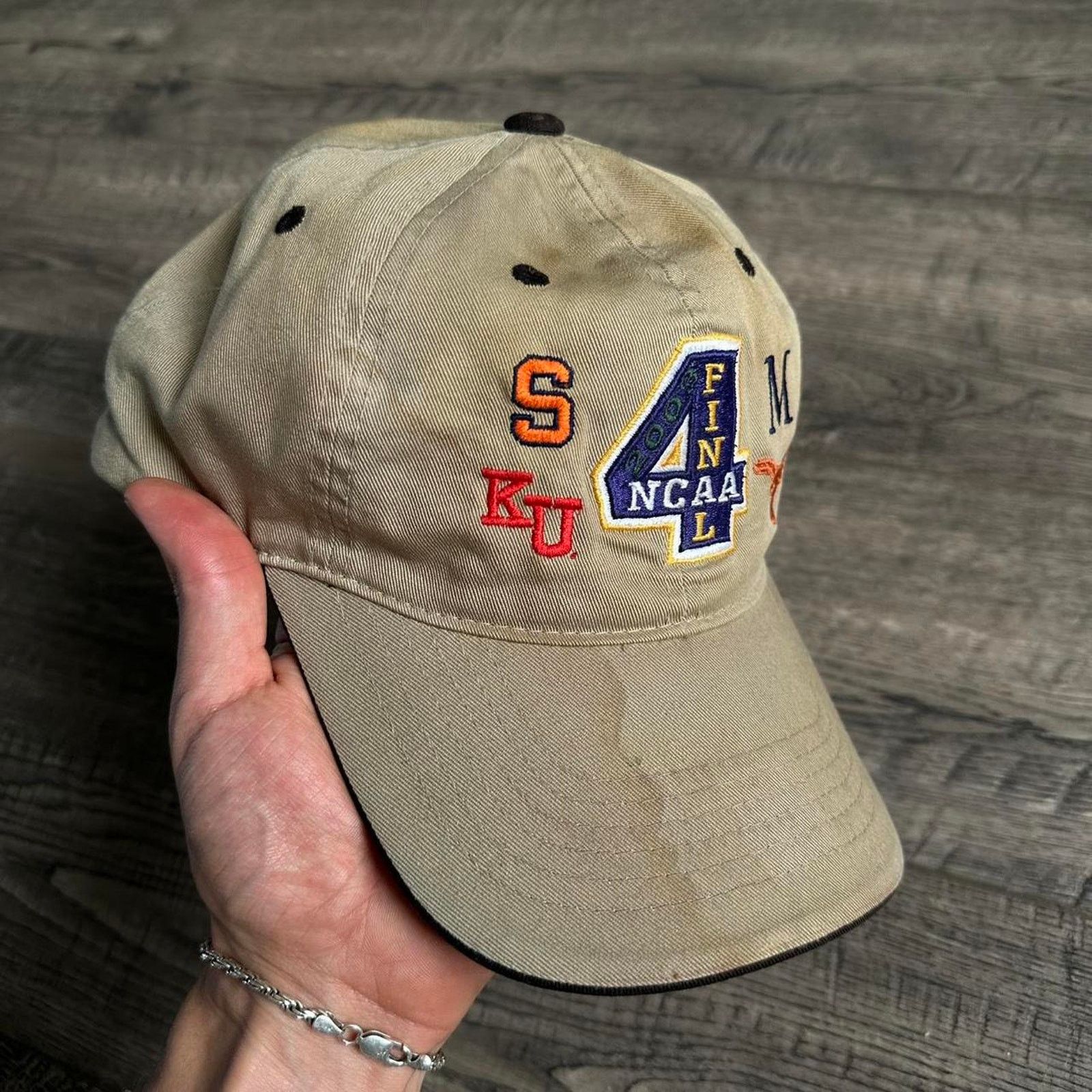 NCAA × Vintage Vintage New Orleans NCAA Final Four College Basketball Hat Size ONE SIZE - 2 Thumbnail
