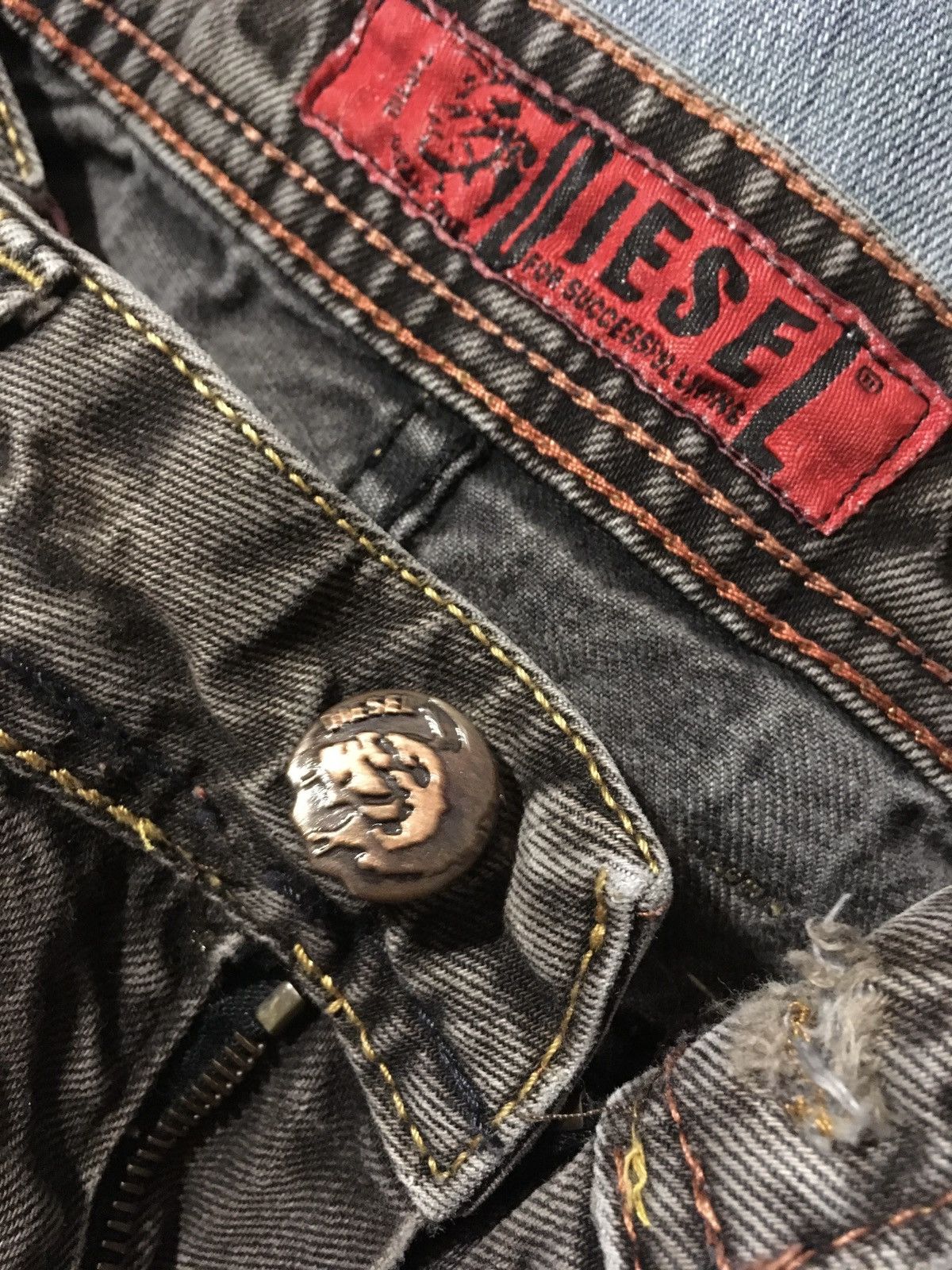 Diesel Diesel Tan/Brown Denim w/ Plaid Accents Size US 32 / EU 48 - 3 Thumbnail