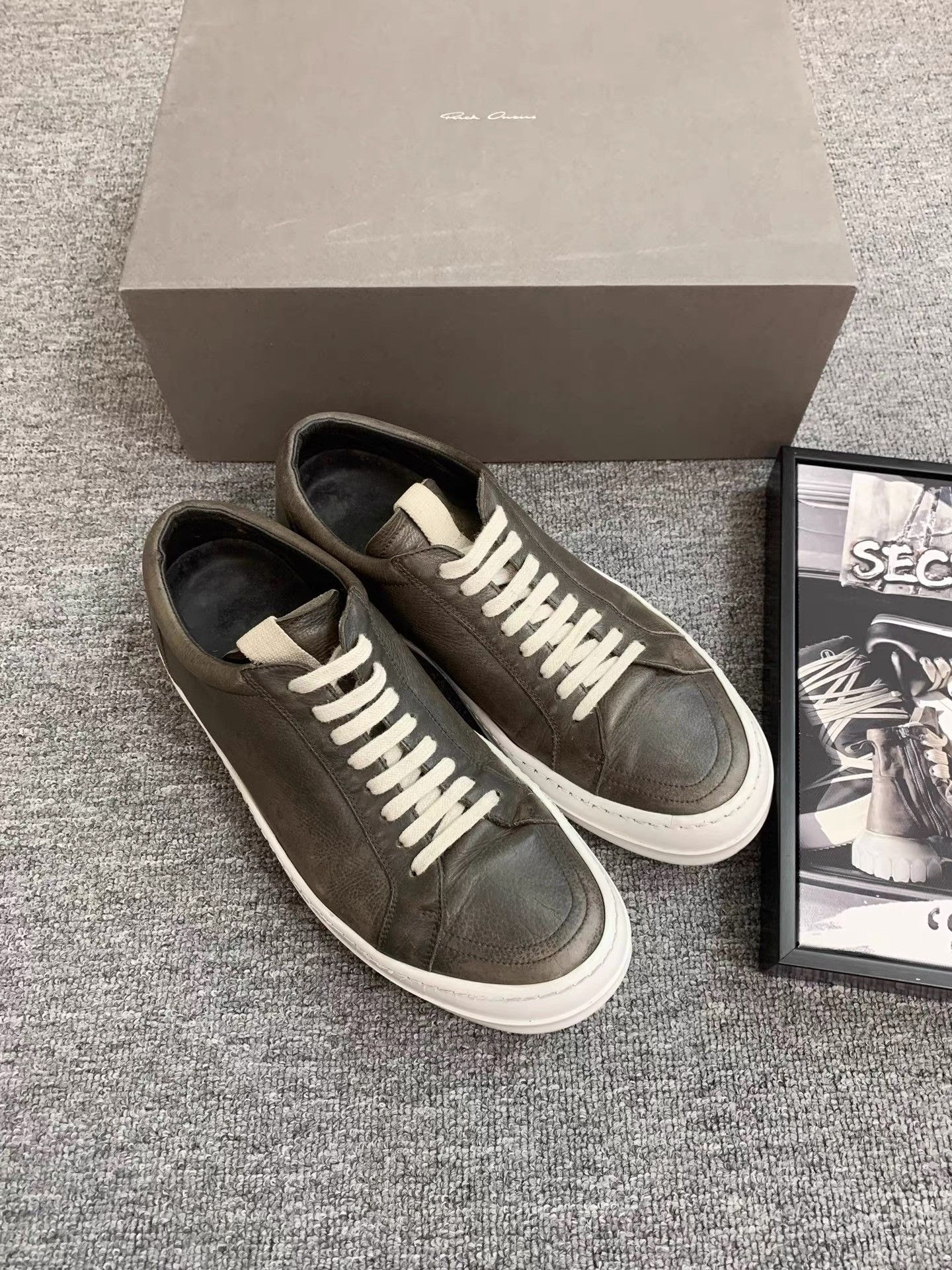 Rick Owens Rick Owens 20FW Mainline Vintage Low "Vans" K34 Size US 10 / EU 43 - 3 Thumbnail