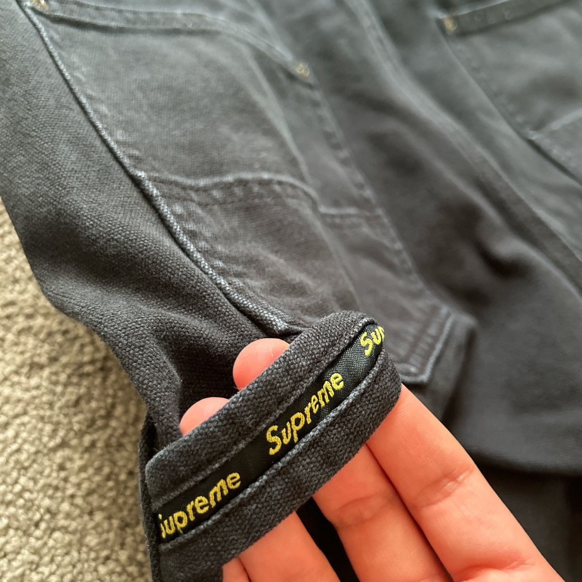 Supreme Supreme Double Knee Painter Jean Black Size US 30 / EU 46 - 5 Thumbnail