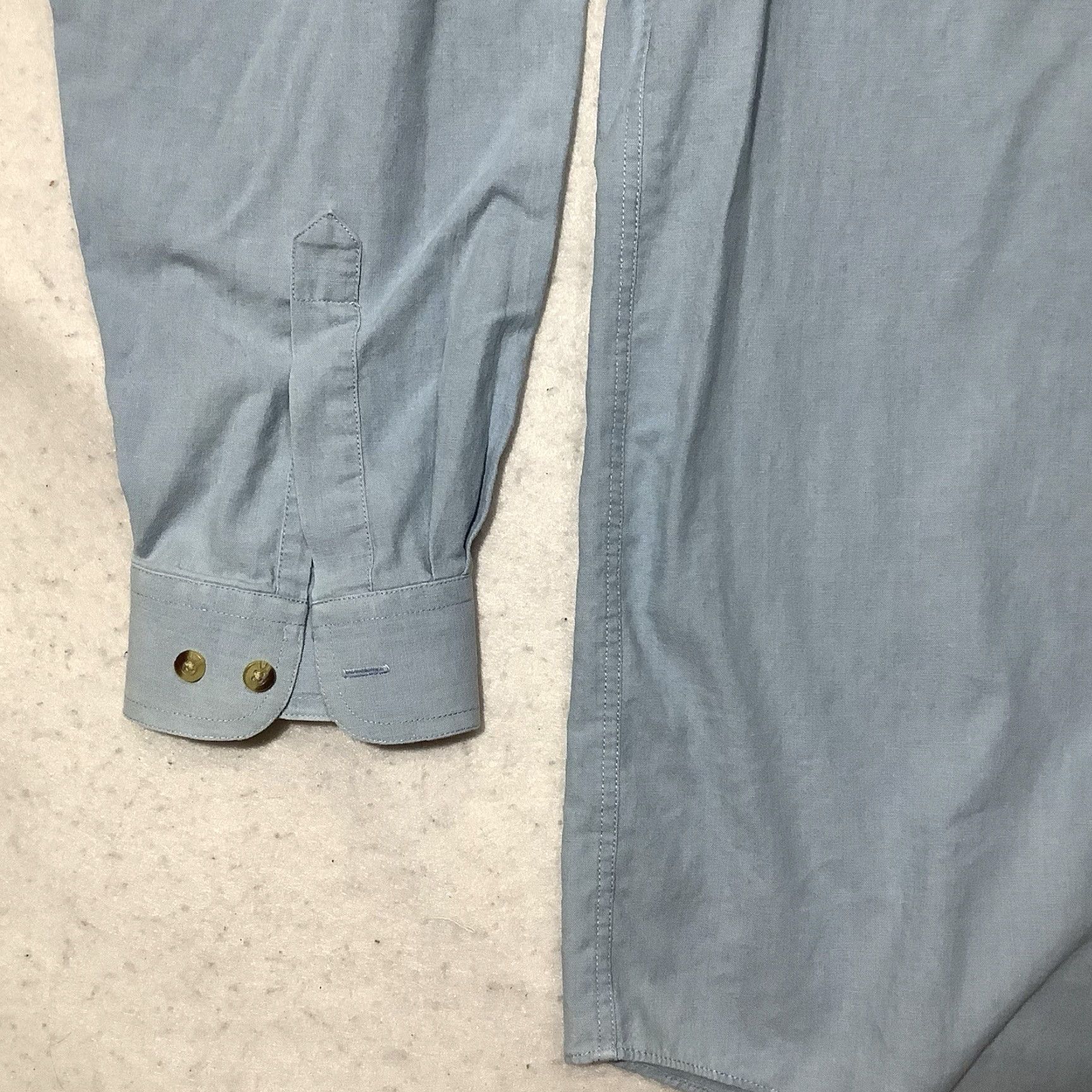 Vintage L.L. Bean Button-Up Shirt XL Blue Men’s Long Sleeve Button-Down Collar Shirt Size US XL / EU 56 / 4 - 2 Thumbnail