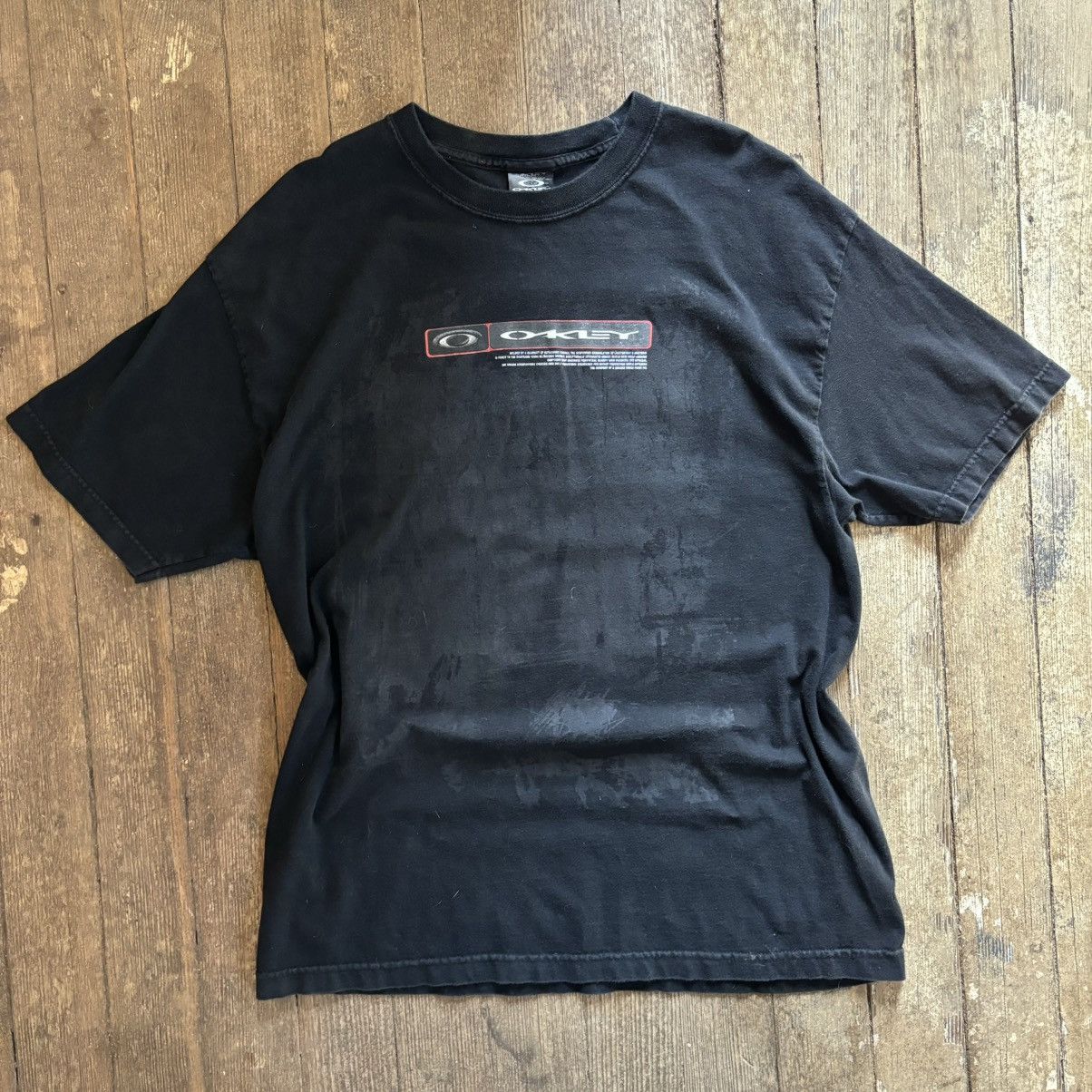 Vintage Vintage 90s-00s Oakley Opium Big Logo T-shirt | Grailed