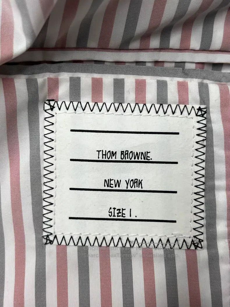 Thom Browne Thom Browne Striped Quilted Suit Jacket Size US S / EU 44-46 / 1 - 7 Thumbnail