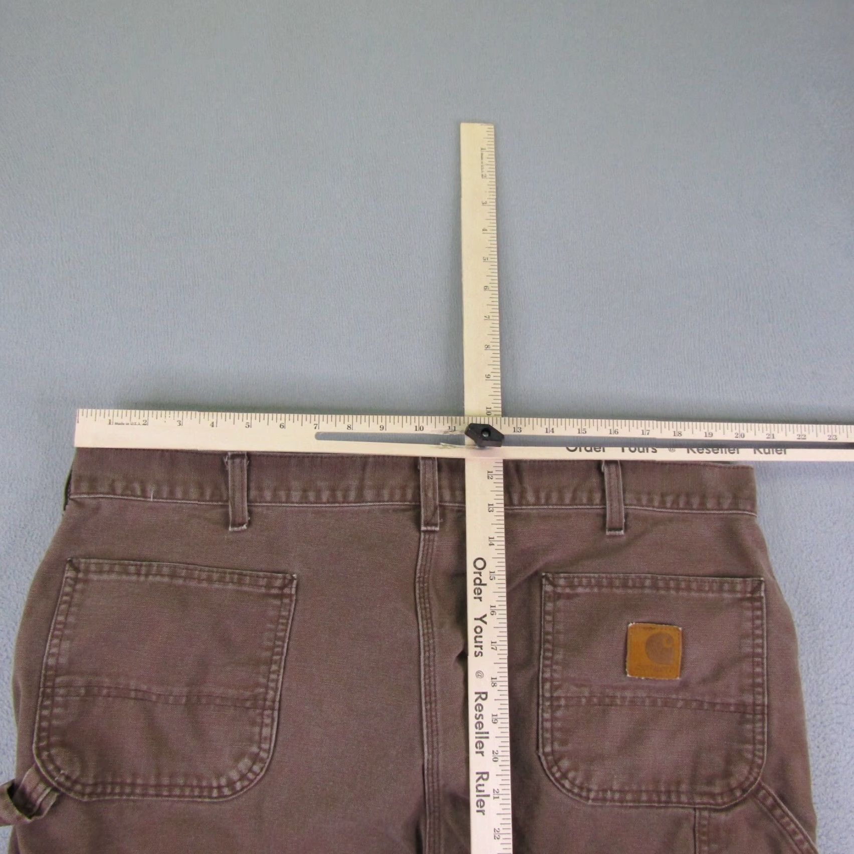 Carhartt VINTAGE Carhartt Shorts Mens 42x8 Brown Chestnut Carpenter Canvas Utility Work Cargo Short Regular Inseam 8" Brown Mens Size US 41 - 7 Thumbnail