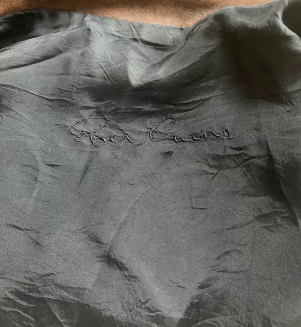 Rick Owens Rick Owens rare sand dune style vintage dark leather jacket Size US L / EU 52-54 / 3 - 6 Thumbnail