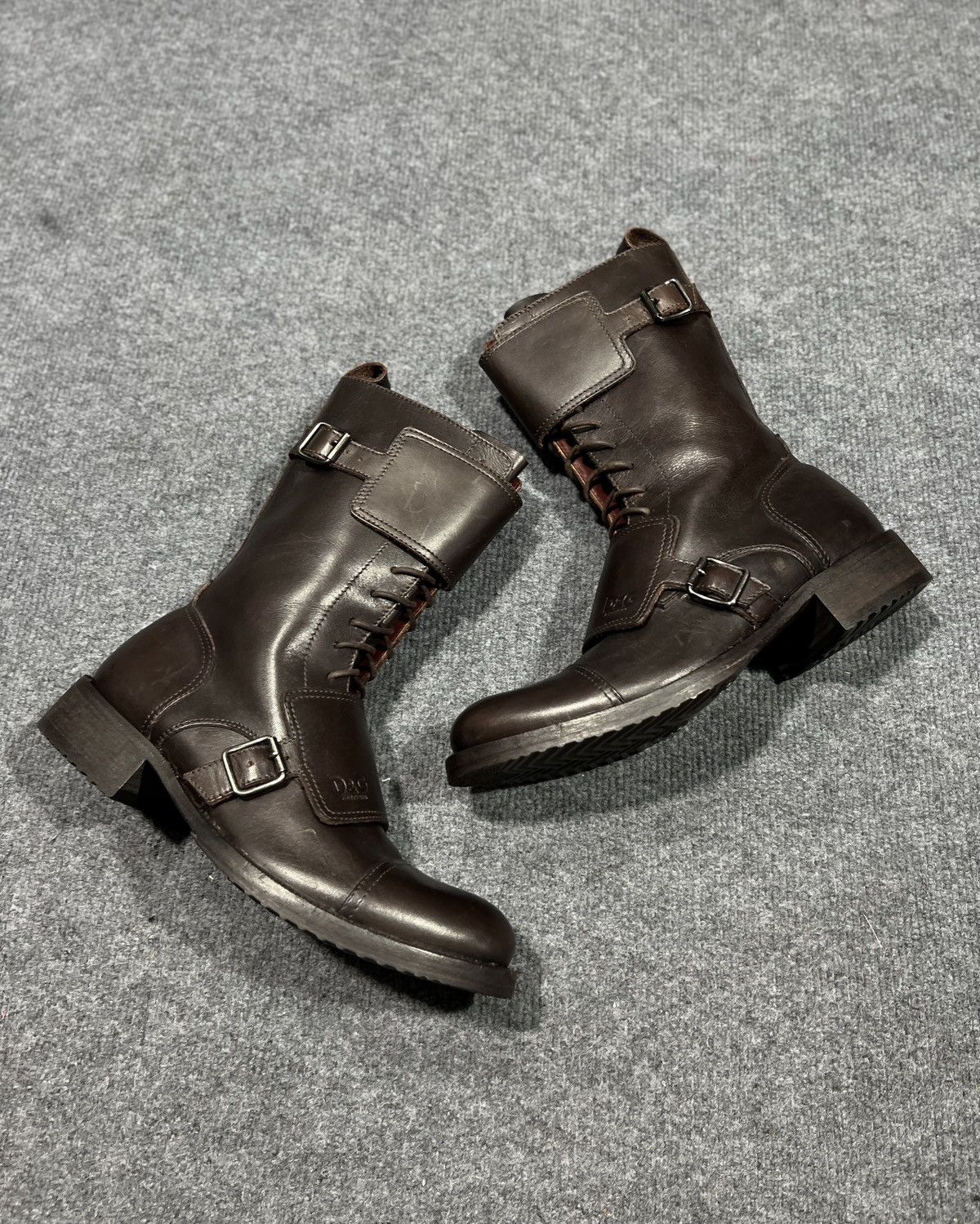 Dolce & Gabbana Dolce & Gabbana Brown Leather boot Size US 10 / EU 43 - 5 Thumbnail