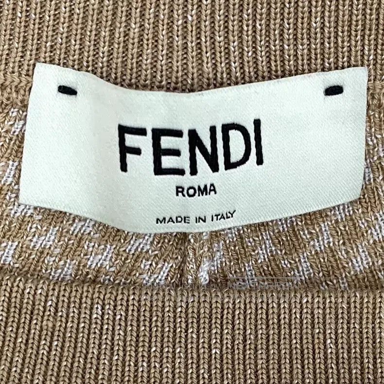 Fendi Fendi Caramel Logo Inlaid Wool Knit Short Pants Size 28" / US 6 / IT 42 - 6 Thumbnail
