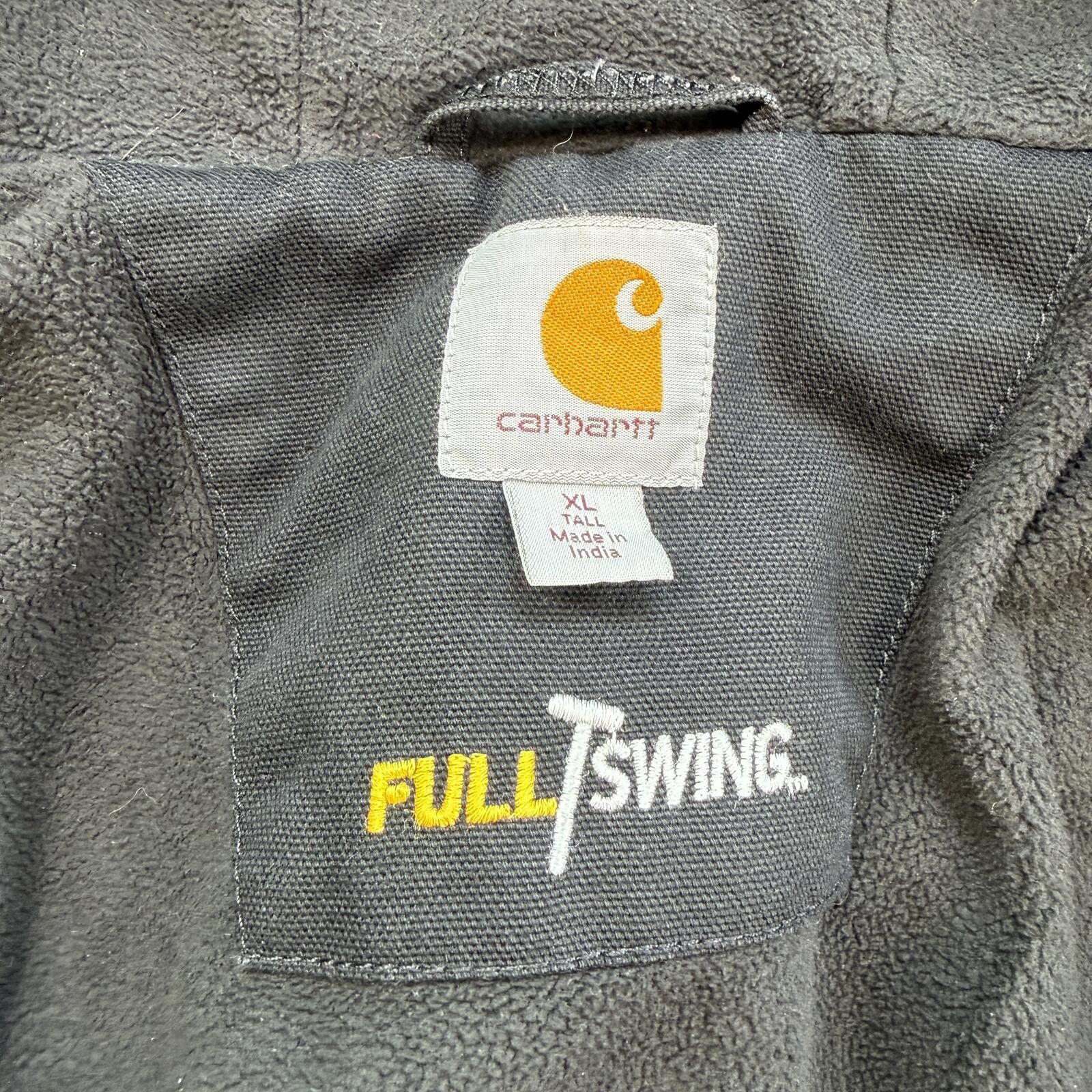 Carhartt Carhartt Full Swing Hooded Jacket XL TalL Fleece Duck Canvas Size US XL / EU 56 / 4 - 4 Thumbnail