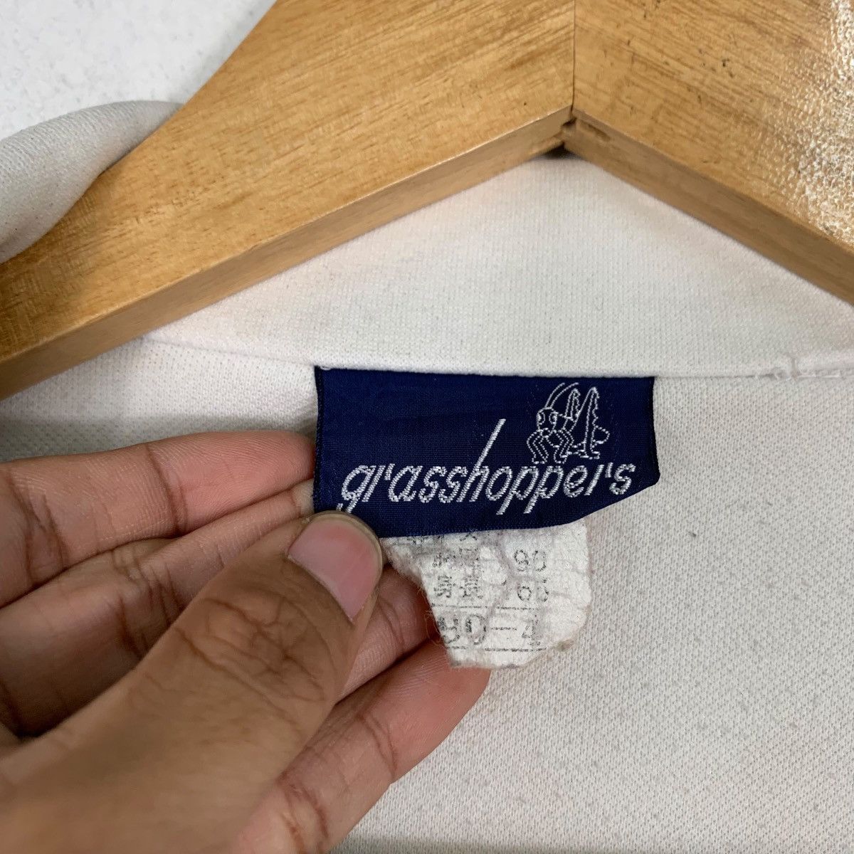 Japanese Brand GLASSHOPPERS Embroidery Small Logo Sweater Jacket #1155-C53 Size US S / EU 44-46 / 1 - 16 Thumbnail