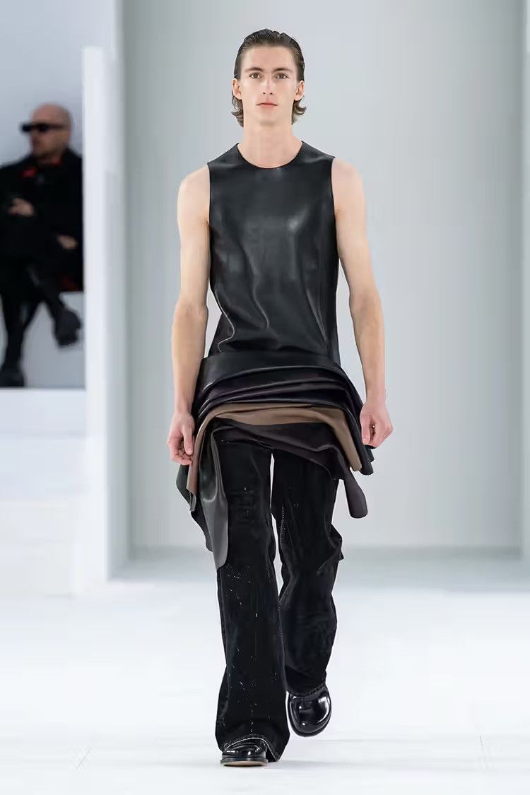 Loewe LOEWE FW23 RUNWAY FLOCKED DENIM Size US 29 - 2 Thumbnail