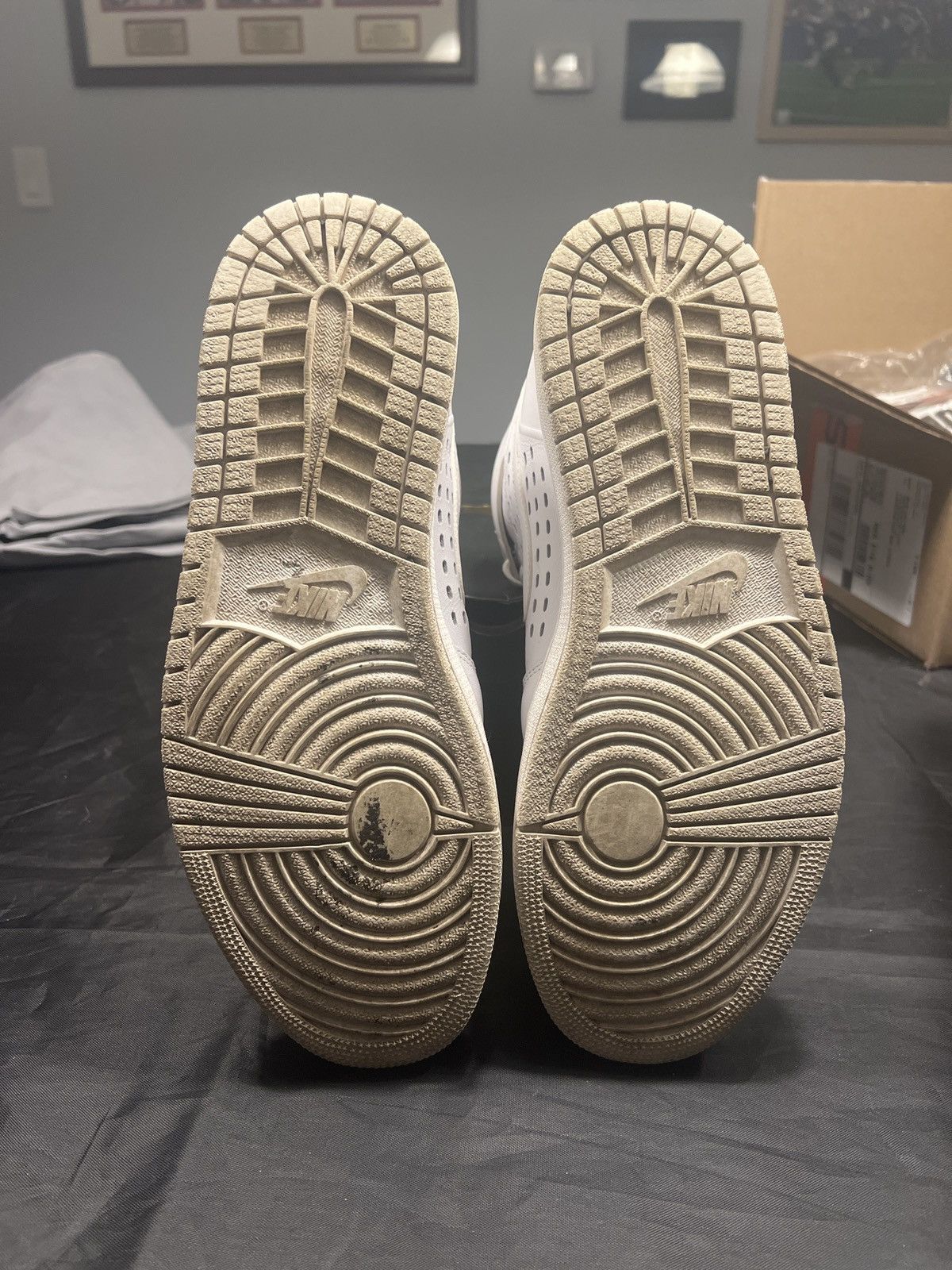 Jordan Brand × Nike Jordan 1 Retro White Vachetta Tan Size US 10.5 / EU 43-44 - 5 Thumbnail