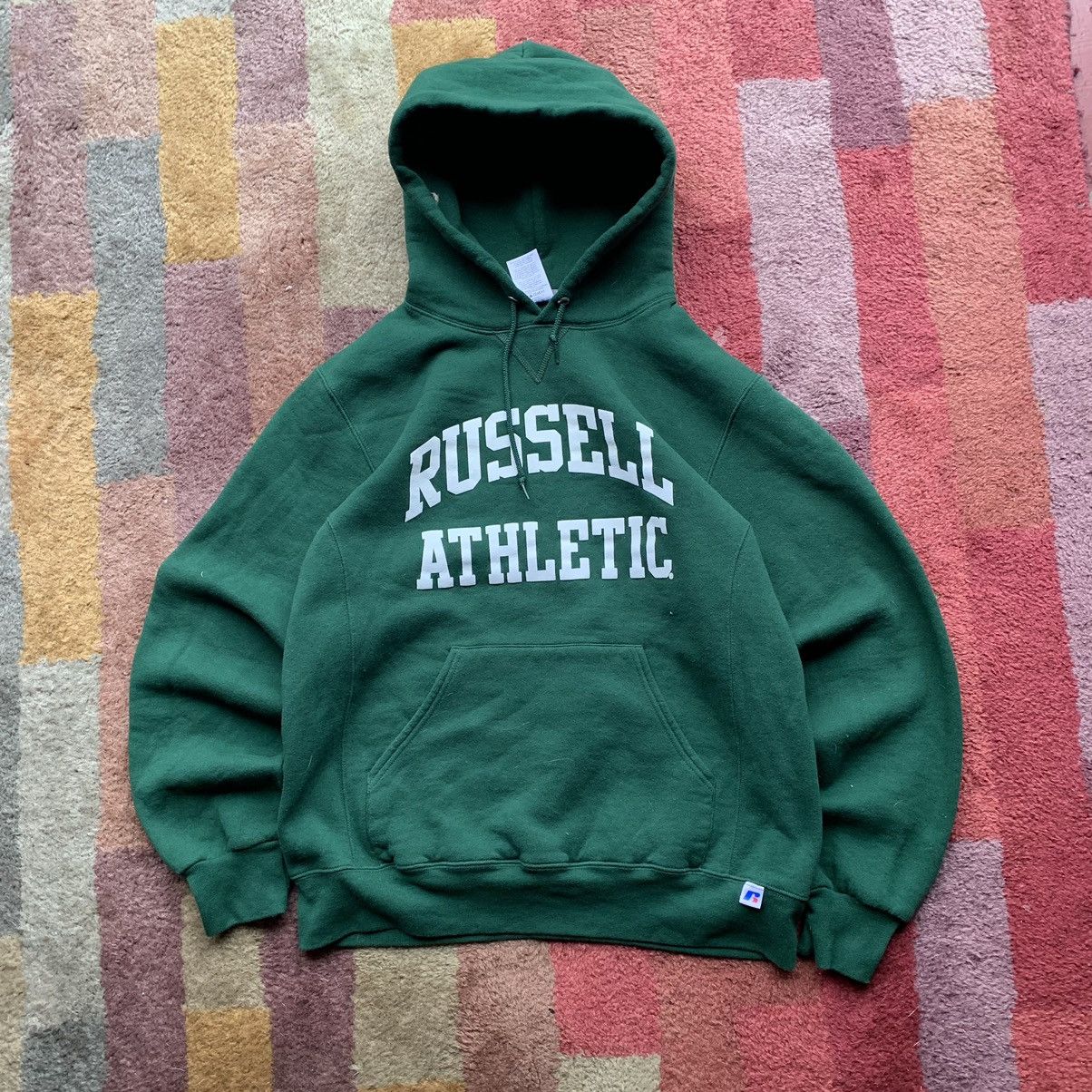 Vintage Russell Athletic Gray Zip Up Hoodie Size XL Men Kanye sold West Yeezy