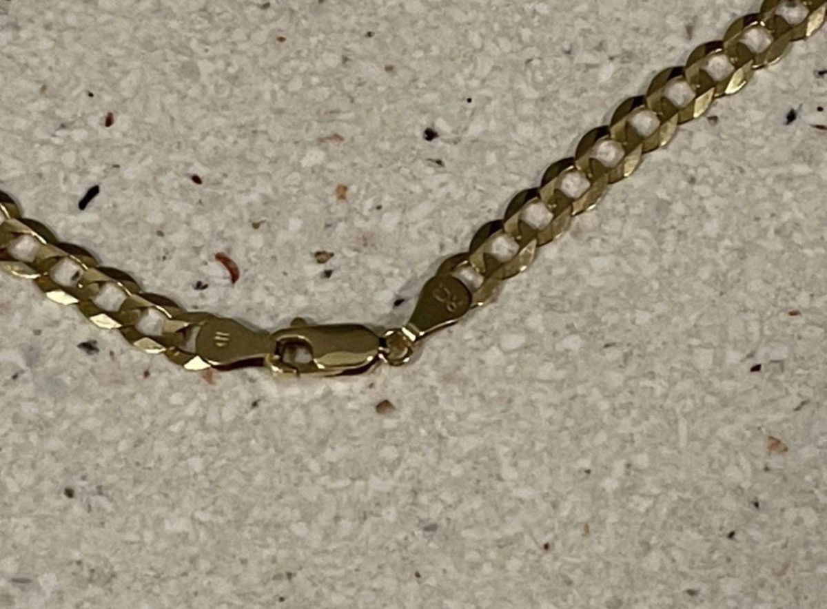 Other 14K Yellow Gold 20 In Solid Cuban Curb Link Chain Necklace Size ONE SIZE - 7 Thumbnail