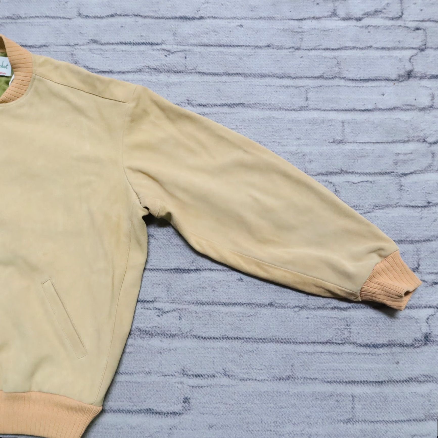 Levi's Levis Vintage Clothing LVC Suede Leather Bomber Jacket M Tan Mens Size US M / EU 48-50 / 2 - 5 Thumbnail