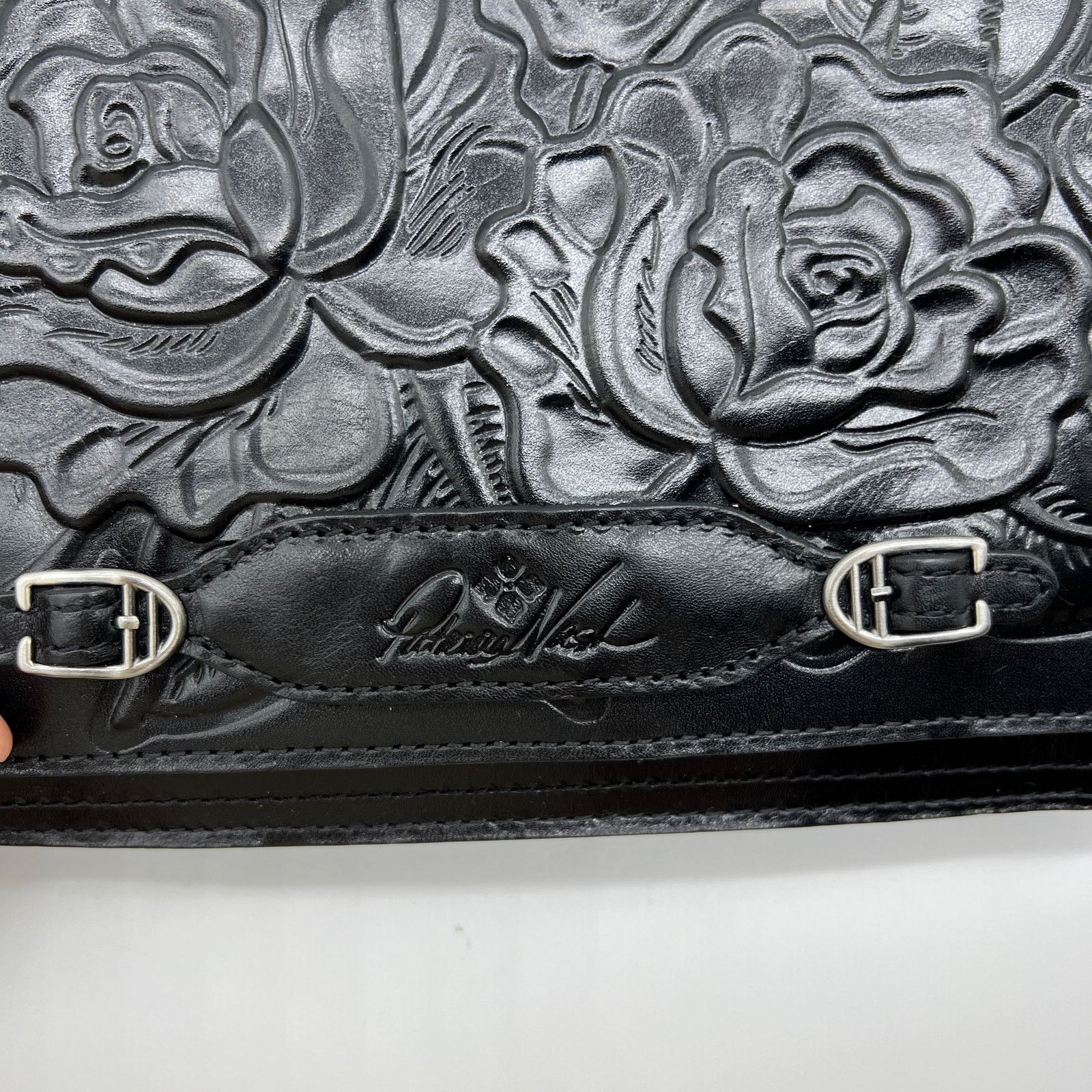 Other Patricia Nash Monta Leather Crossbody Clutch Bla Size ONE SIZE - 13 Thumbnail