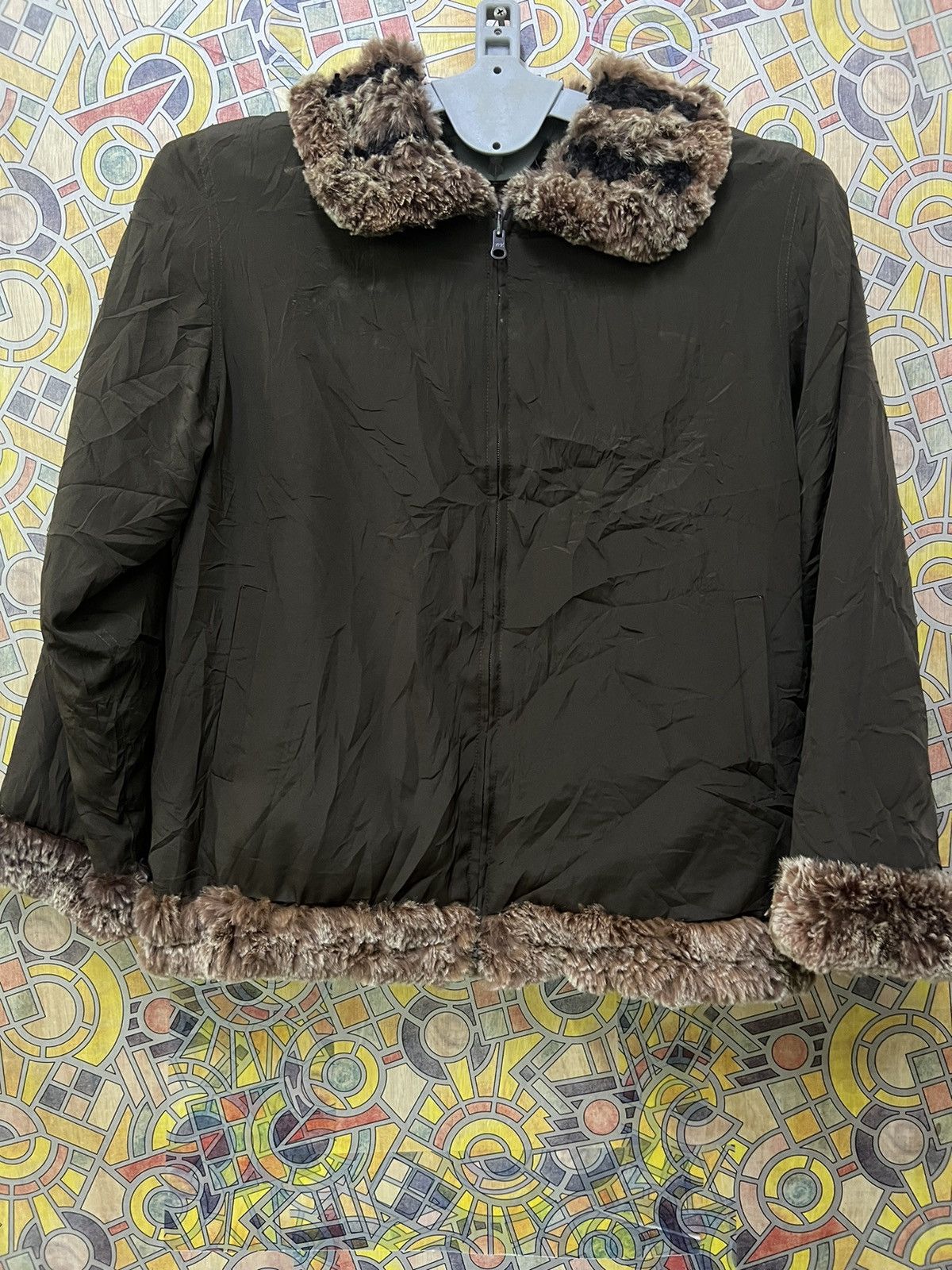 Japanese Brand × Leather Fur Reversible Jacket ByJapanese Designer MAISON D’OR.(Gj31) Size US L / EU 52-54 / 3 - 15 Thumbnail