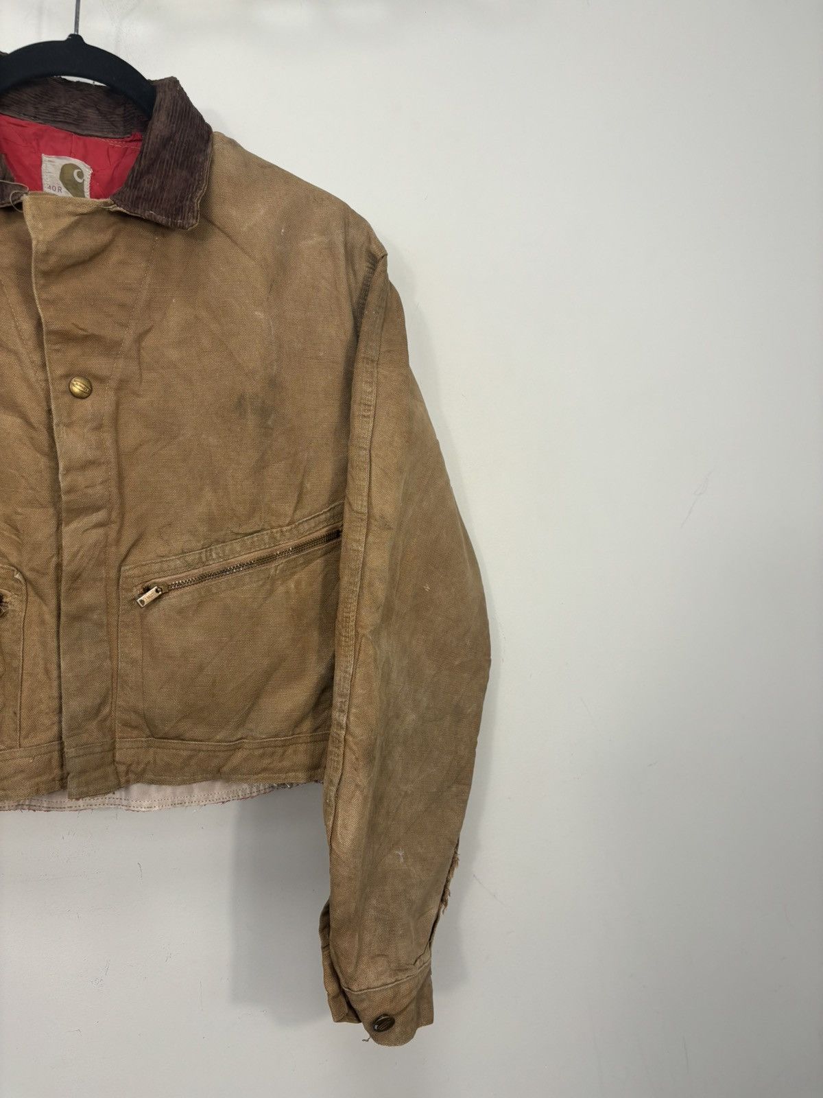 Carhartt Vintage Carhartt USA 80s Faded Boxy Cropped Detroit Jacket Size US M / EU 48-50 / 2 - 5 Thumbnail