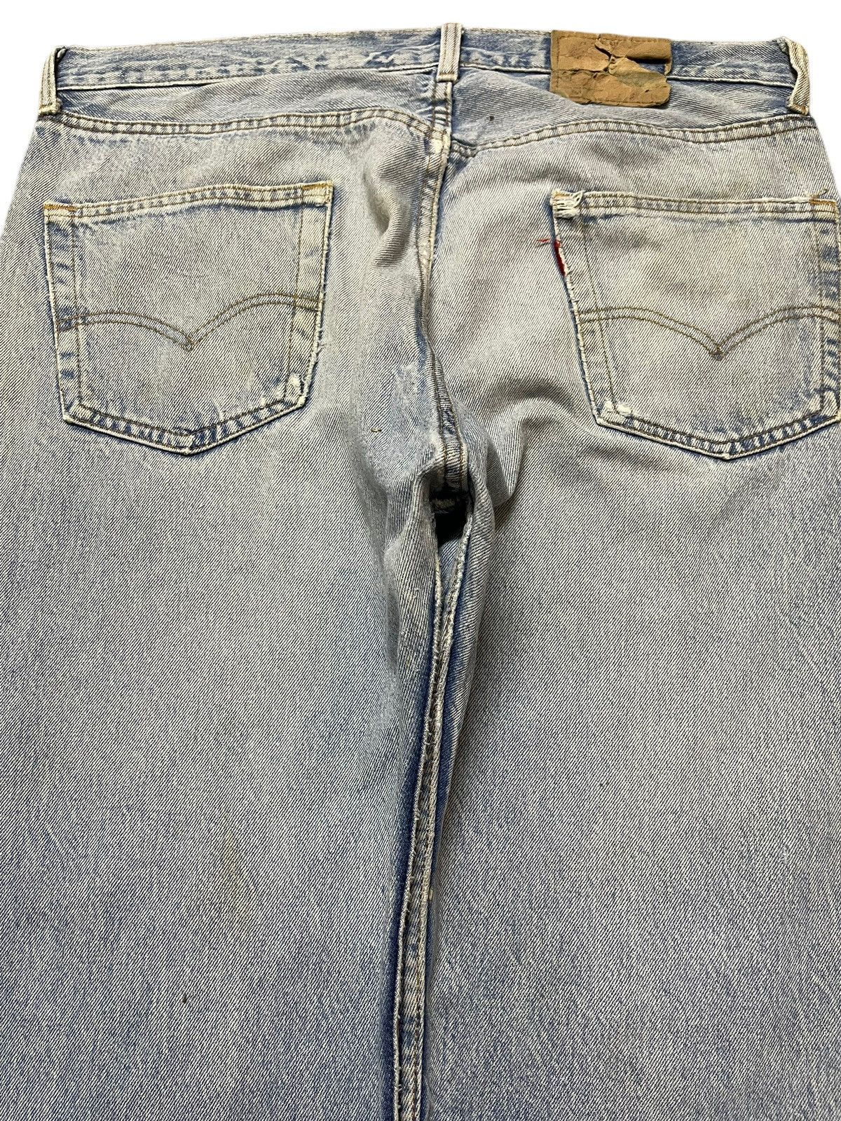 Levi's Vintage 90s Levis 501 Faded Wash Distressed Baggy Jeans Size US 36 / EU 52 - 5 Thumbnail