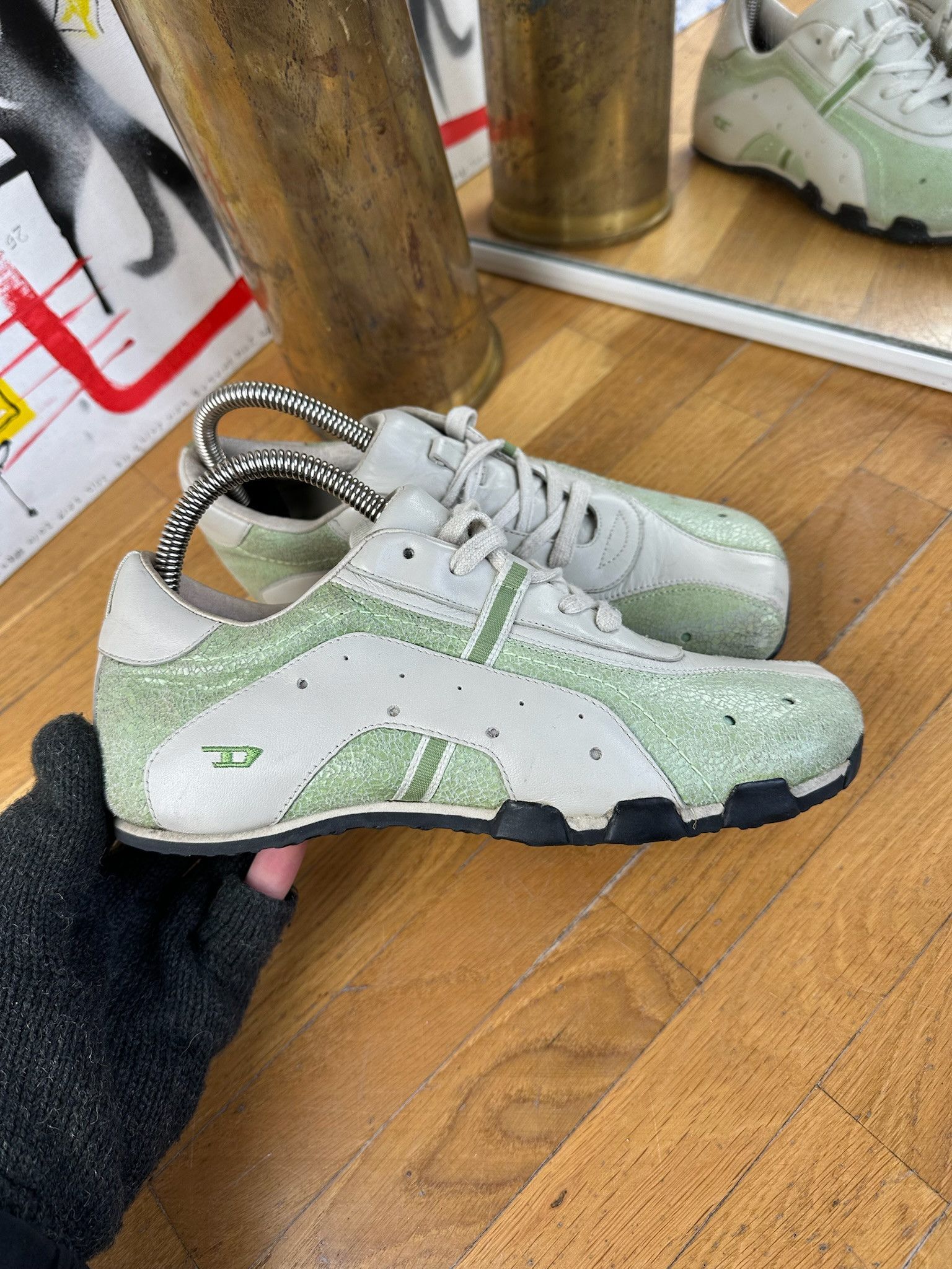 Diesel VINTAGE RARE DIESEL SNEAKERS 90s Y2K Size US 7 / IT 37 - 5 Thumbnail