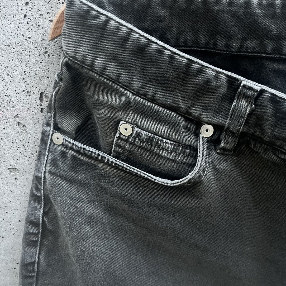 Maison Margiela Maison Martin Margiela F/W 15 Khaki Denim Jeans Tapered fit Size US 32 / EU 48 - 6 Thumbnail