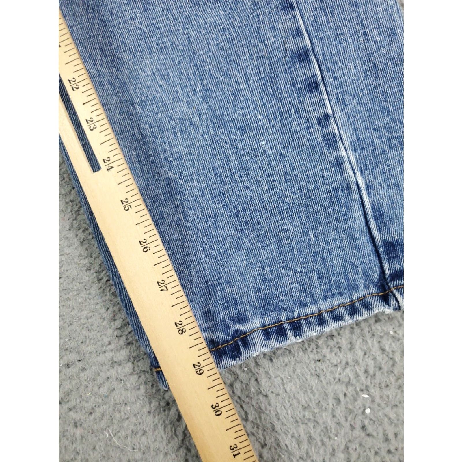 Levi's Levis 505 Jeans Mens 38x30 Blue Straight Leg Denim Pants Cotton Classic American Style Size US 38 / EU 54 - 5 Thumbnail