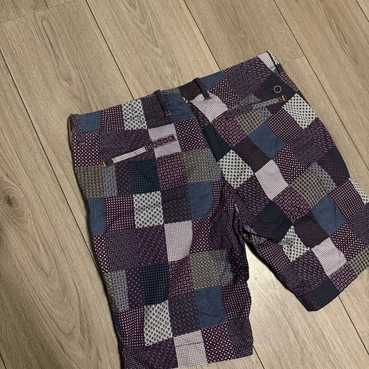 AT.P.CO 5028TC bermuda uomo AT.P.CO purple cotton short pant Size US 34 / EU 50 - 8 Thumbnail
