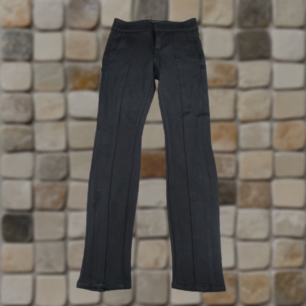 7 For All Mankind VINTAGE 7 For All Mankind Pants Womens 24 Black Skinny NEW Read Size 42" / US 20 - 1 Thumbnail