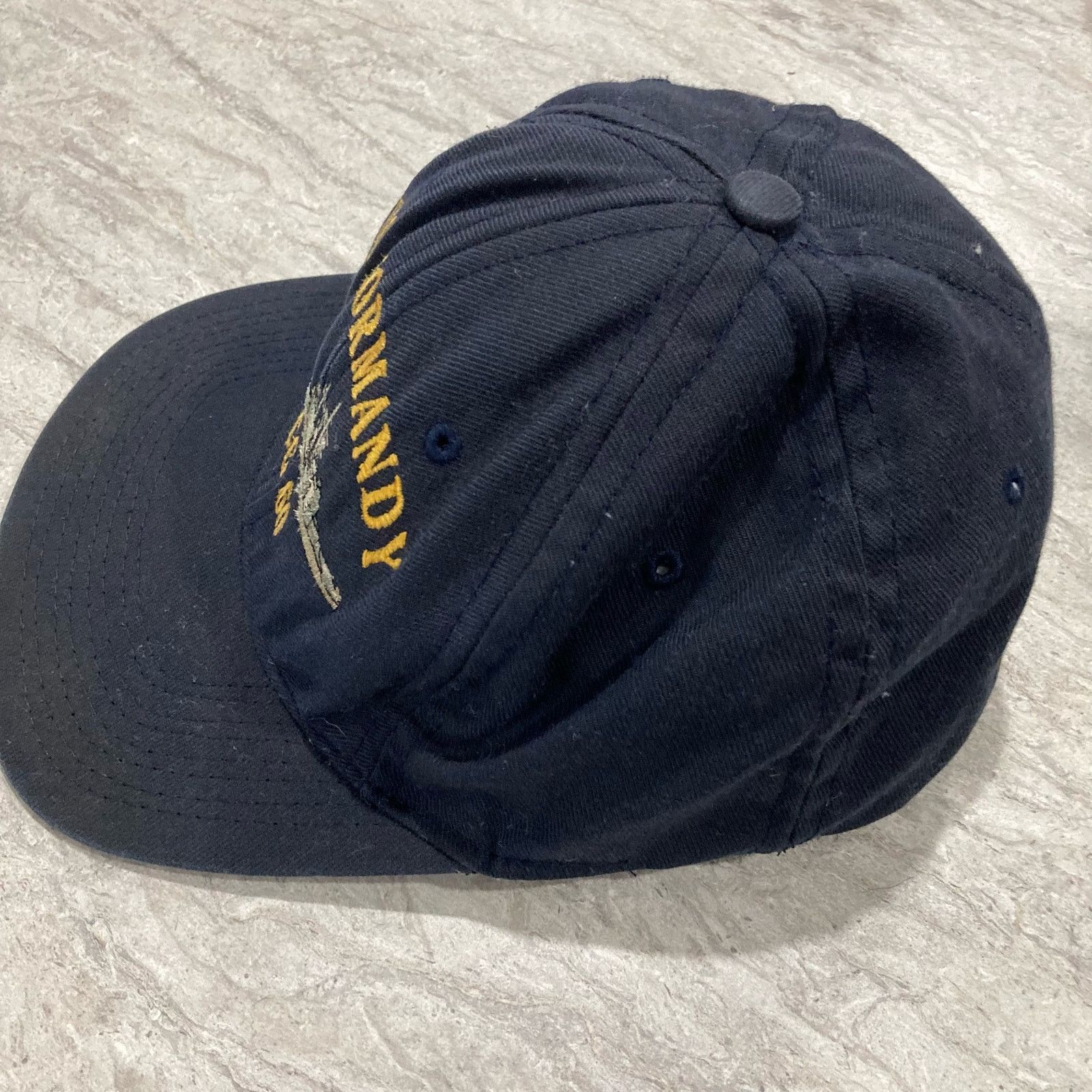 Vintage Vintage US Military USS Normandy CG-60 Embroidered Cap Hat Size ONE SIZE - 7 Thumbnail