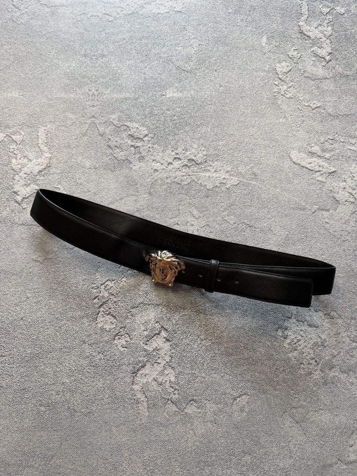 Versace Vintage Versace Belt Leather Style Luxury Size 44 - 2 Thumbnail