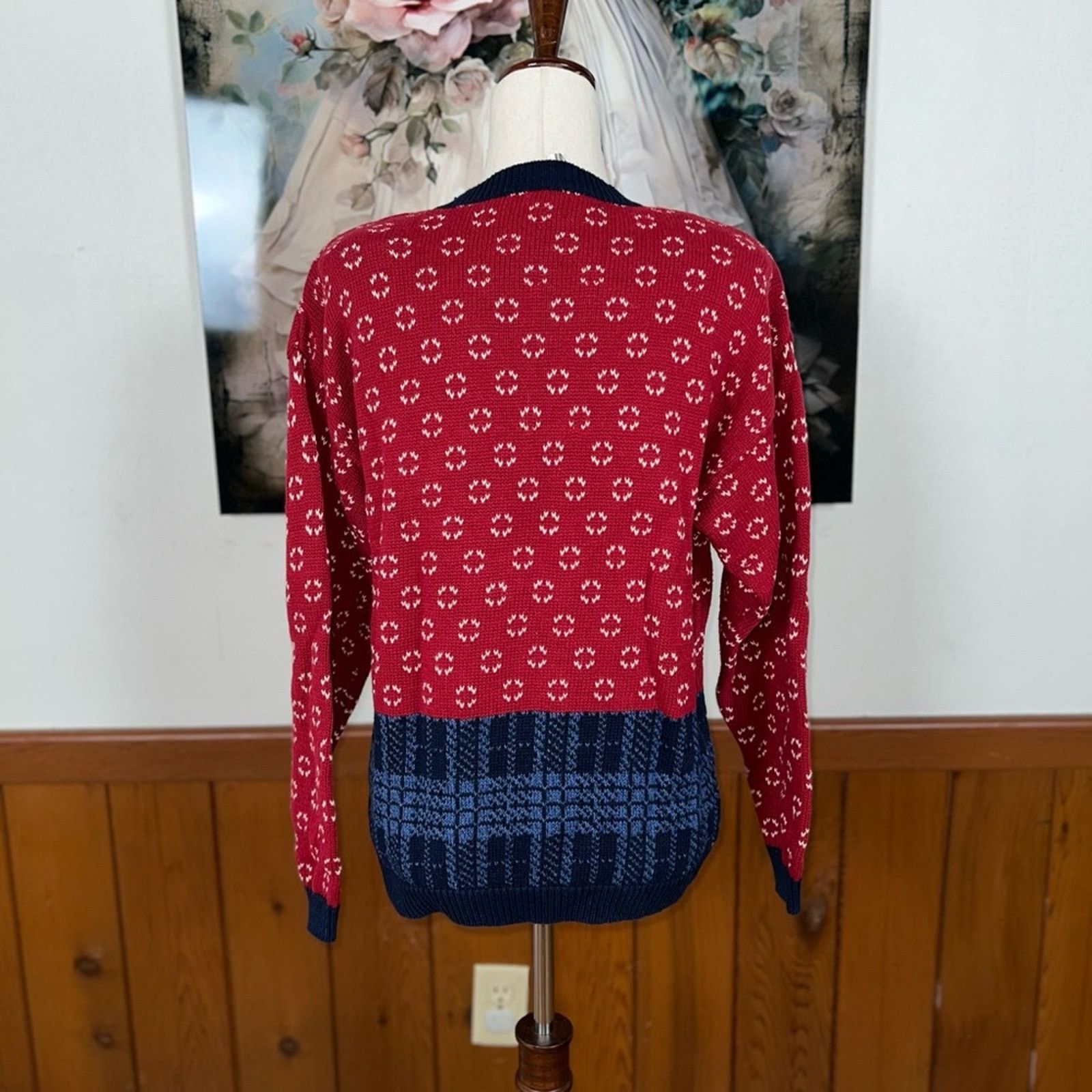 Other Adorable Vintage 90s Susan Bristol Ramie Cotton Sweater! Size M / US 6-8 / IT 42-44 - 6 Thumbnail