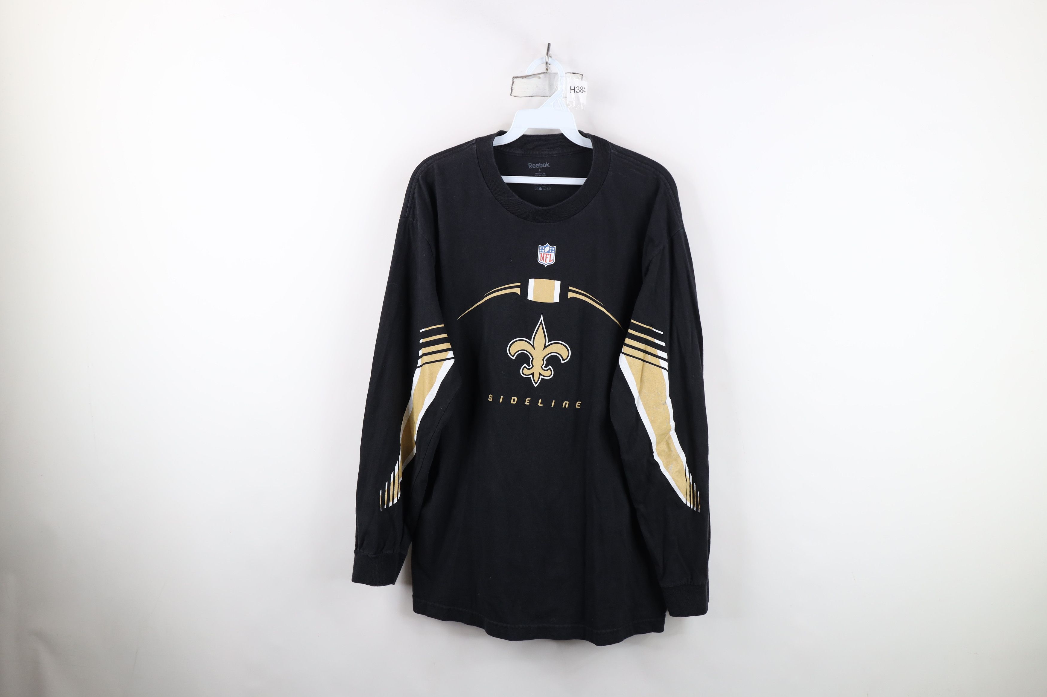 Reebok Vintage Reebok Orleans Saints Football Long Sleeve T-Shirt Size US L / EU 52-54 / 3 - 1 Thumbnail