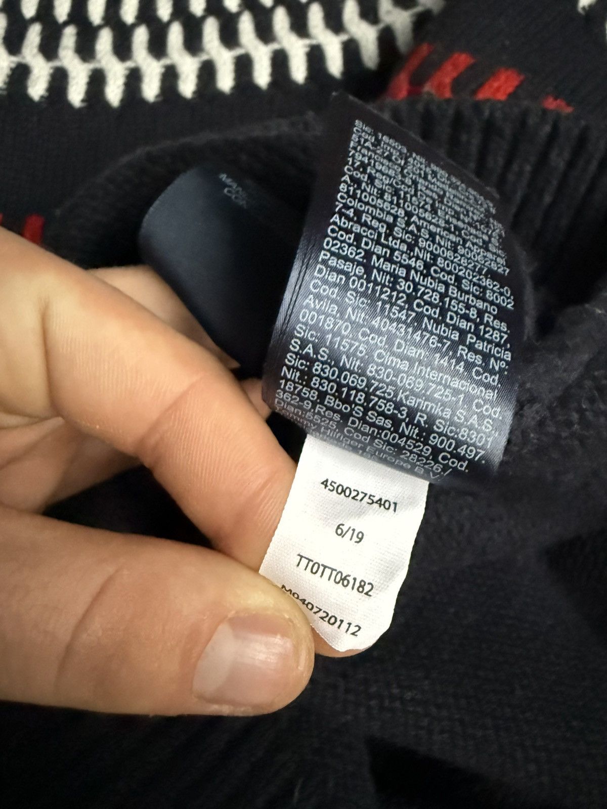 Tommy Hilfiger × Vintage Vintage Tommy Hilfiger Knit crewneck Sweater Size US XL / EU 56 / 4 - 7 Thumbnail