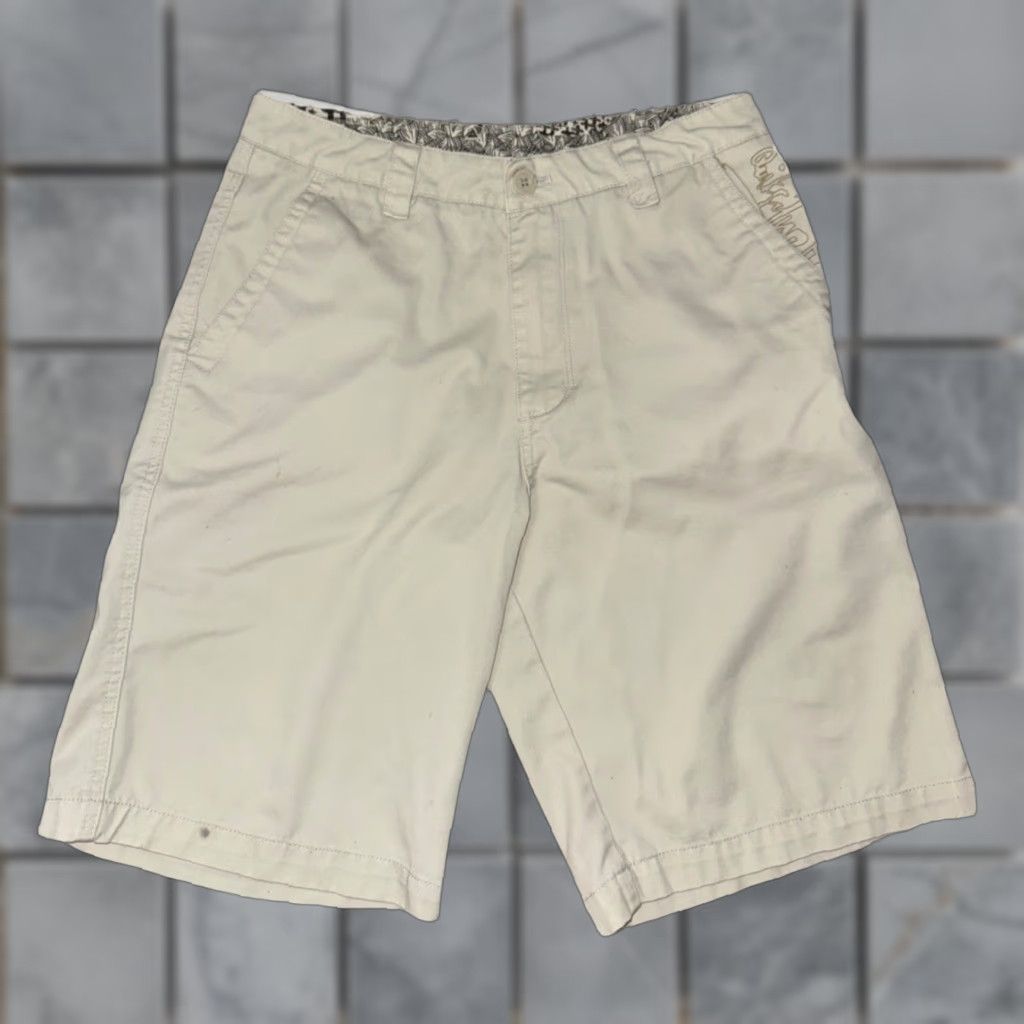 Quiksilver Quiksilver Chino Shorts Tan 31x13 Men Regular Brown Size US 31 - 1 Thumbnail