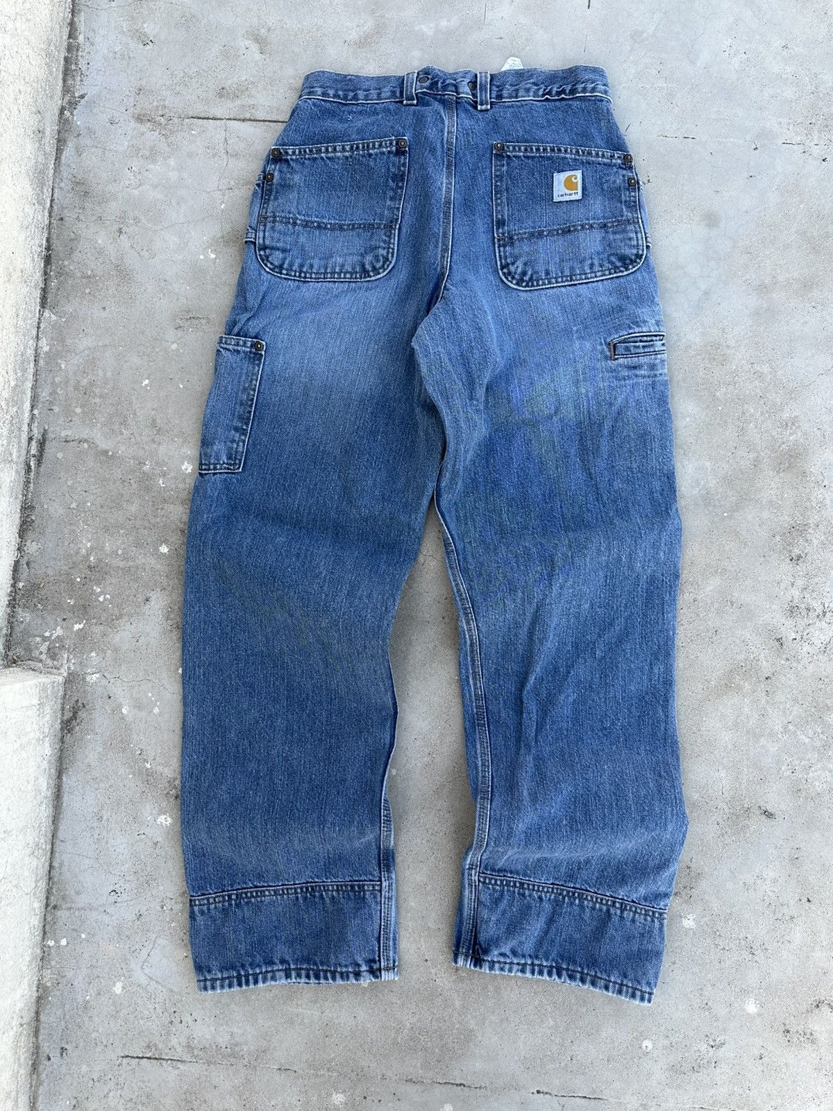 Carhartt × Vintage Vintage Carhartt Double Knee (Dungarees Fit) Size US 29 - 7 Thumbnail