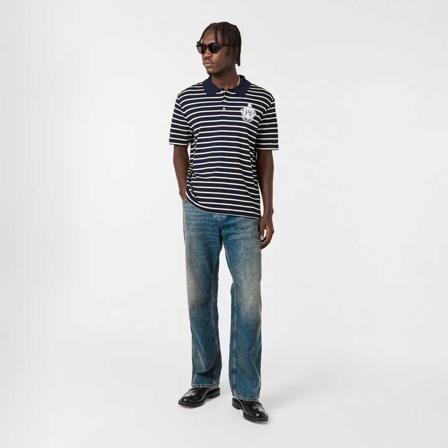 Balmain o1g2r1mq0426 Straight Leg Jeans in Blue Size US 36 / EU 52 - 6 Thumbnail