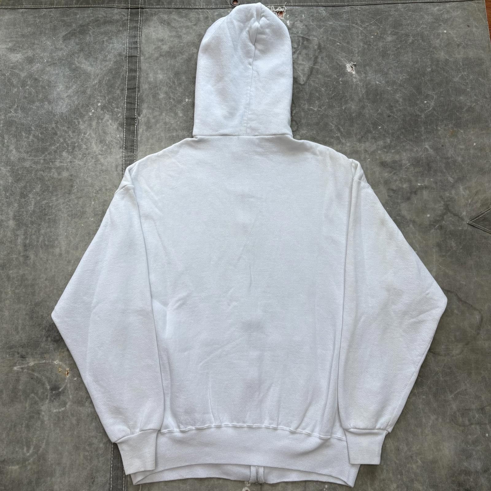 Jerzees Vintage 90s Handmade Stamped Unique Lady Art Full Zip Hoodie Size US XL / EU 56 / 4 - 5 Thumbnail