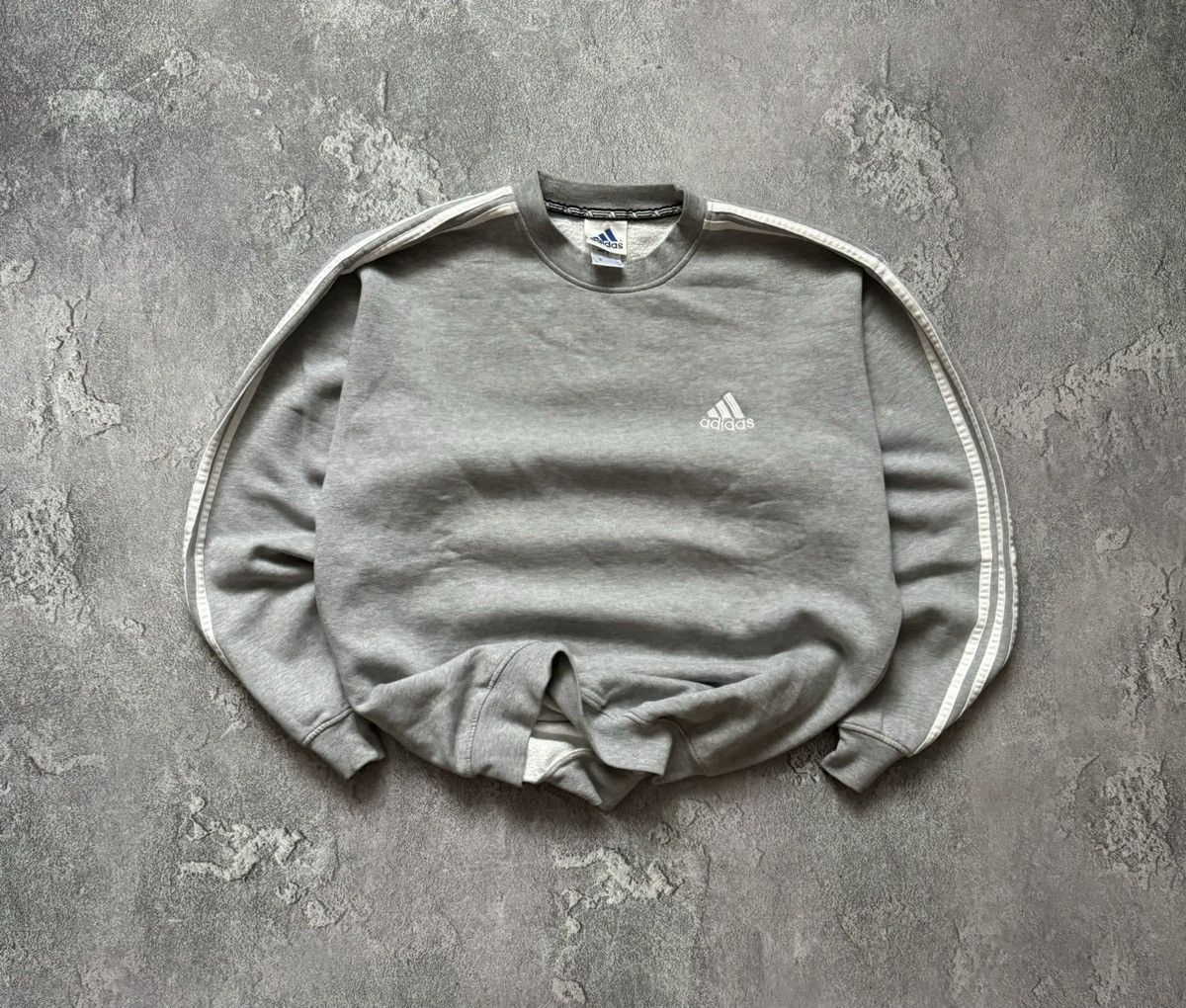 Adidas L vintage stripes sweatshirt long sleeve jumper 90s