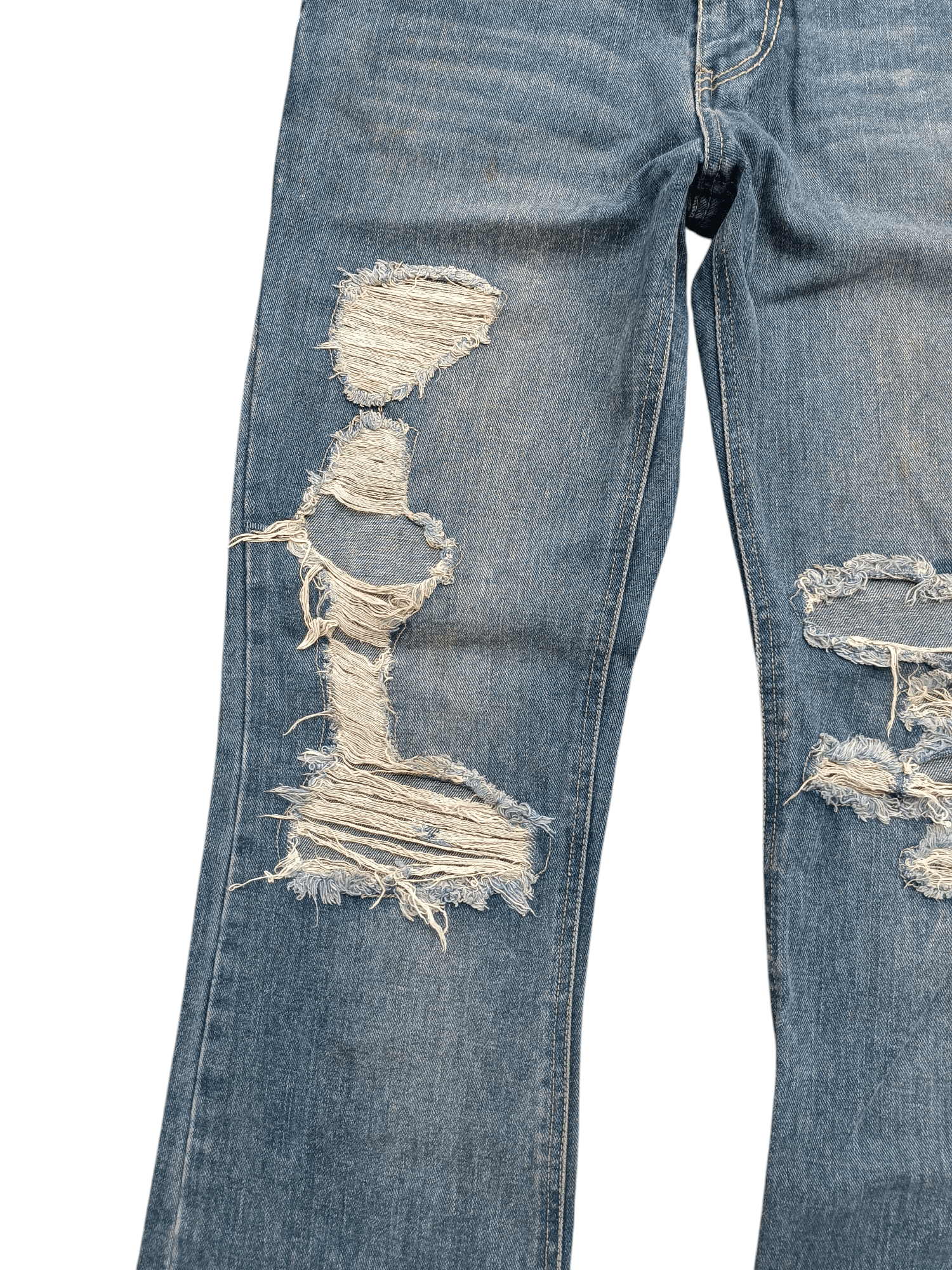 Japanese Brand Flare Distressed Jeans Antful Nylaus Embroidery Jeans Size US 32 / EU 48 - 21 Thumbnail