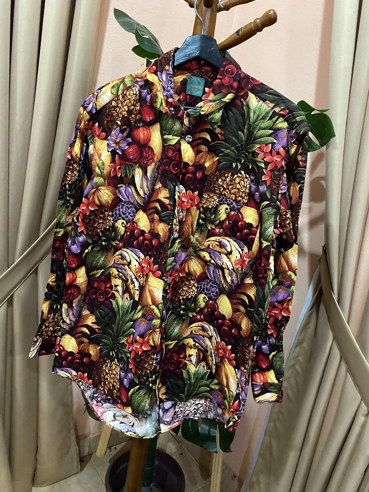 Japanese Brand Vintage Mecanin Bold Fruit Print Shirt Made in Japan Size US M / EU 48-50 / 2 - 2 Thumbnail
