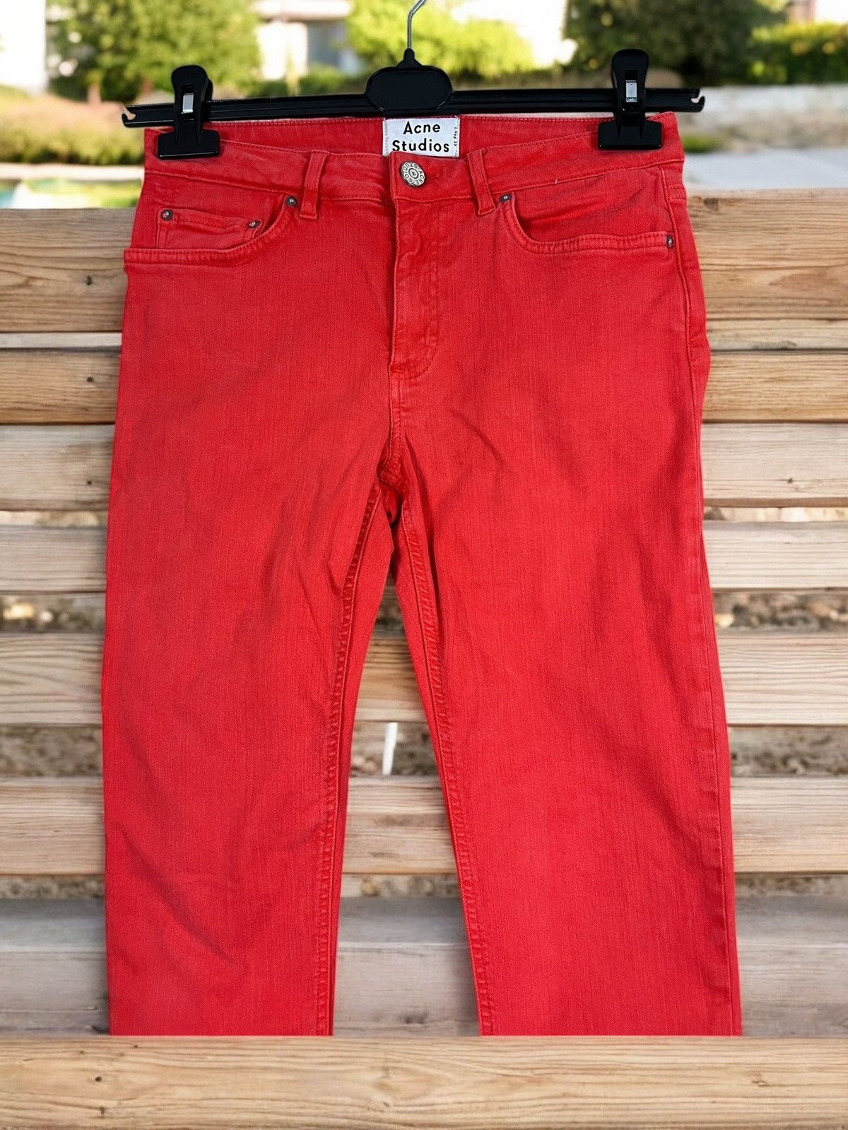 Acne Studios Acne Studios Skin 5 Orange Dye size W27 L32 Size 27" / US 4 / IT 40 - 2 Thumbnail