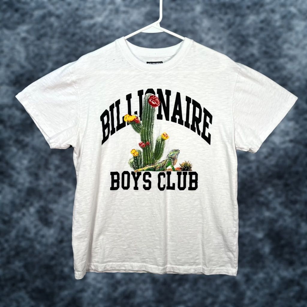 Billionaire Boys Club Billionaire Boys Club Mens T-Shirt Crew Neck Short Sleeve White Cotton Logo 2020s All Seasons All Seasons VINTAGE: No Men Size US M / EU 48-50 / 2 - 1 Thumbnail