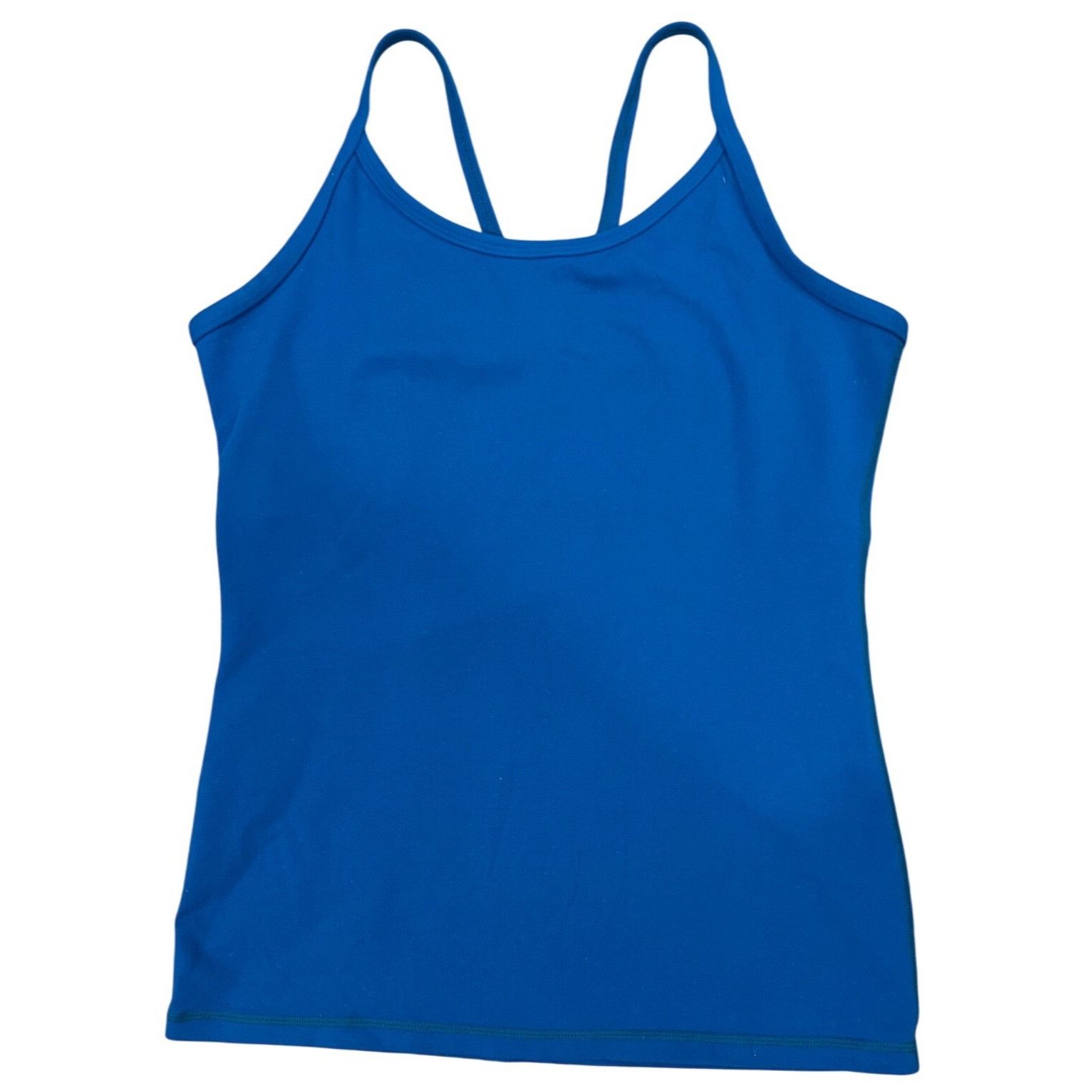Lululemon Lululemon Blue Strappy Racerback Tank Top Womens Size S Yoga Size L / US 10 / IT 46 - 2 Thumbnail