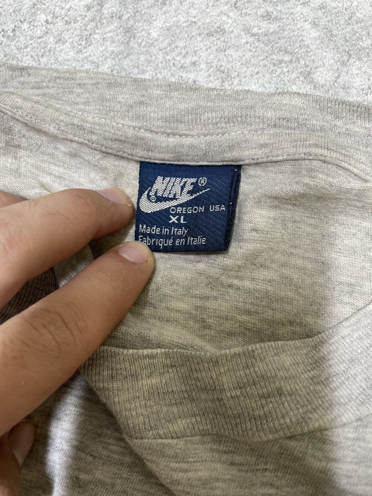 Nike × Vintage Nike Italia 🇮🇹 1989s Indoor Court Limited T-Shirt Size US L / EU 52-54 / 3 - 3 Thumbnail